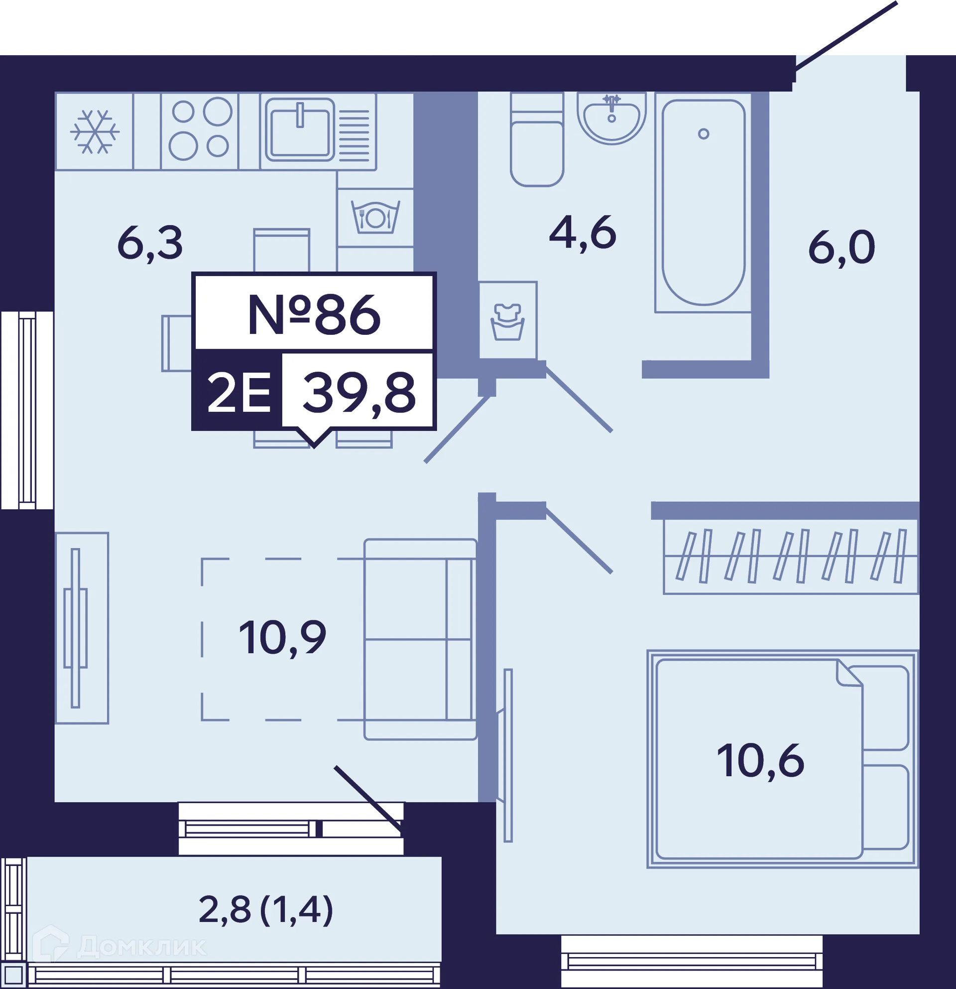 Фото квартиры в ЖК Ленские высоты