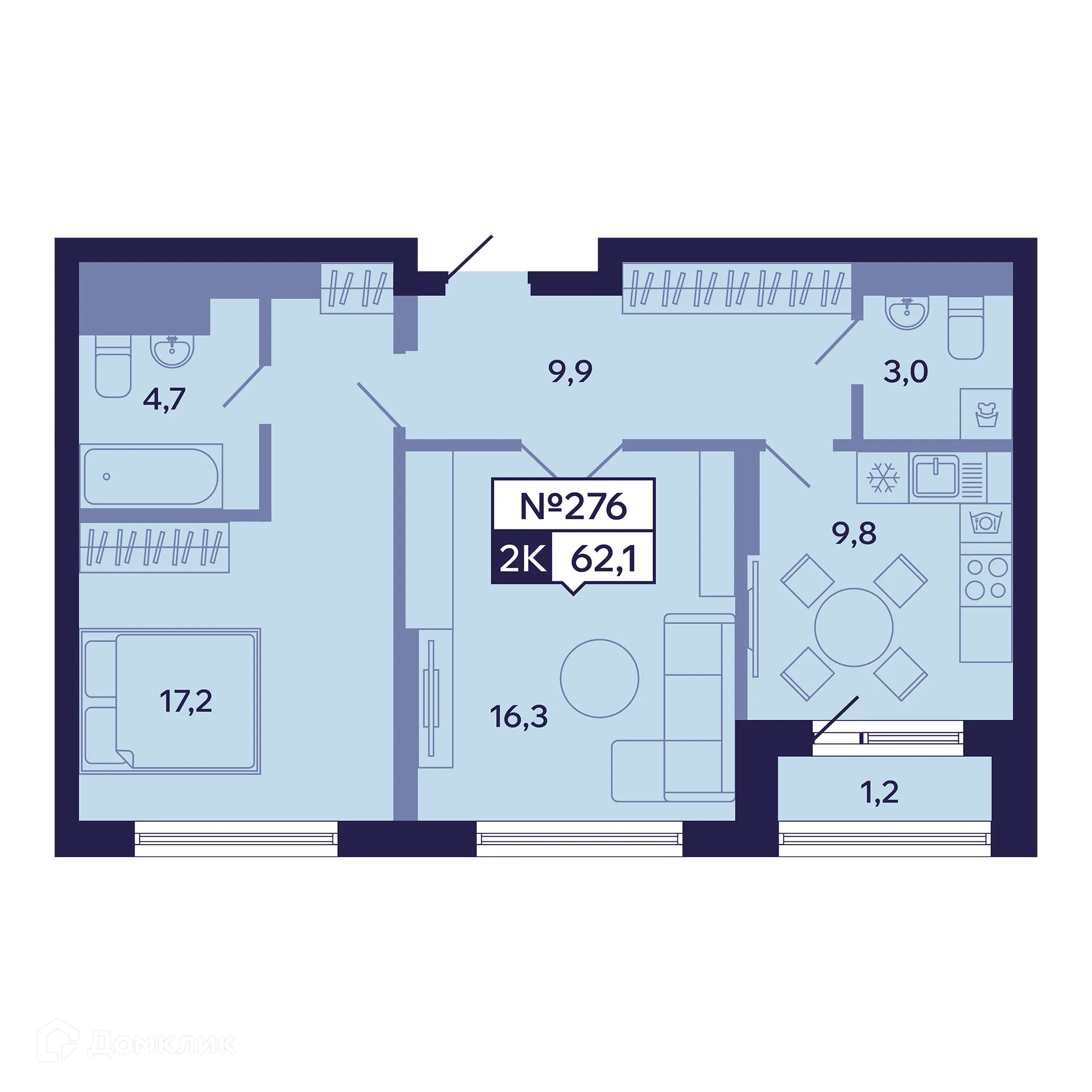 Фото квартиры в ЖК Ленские высоты