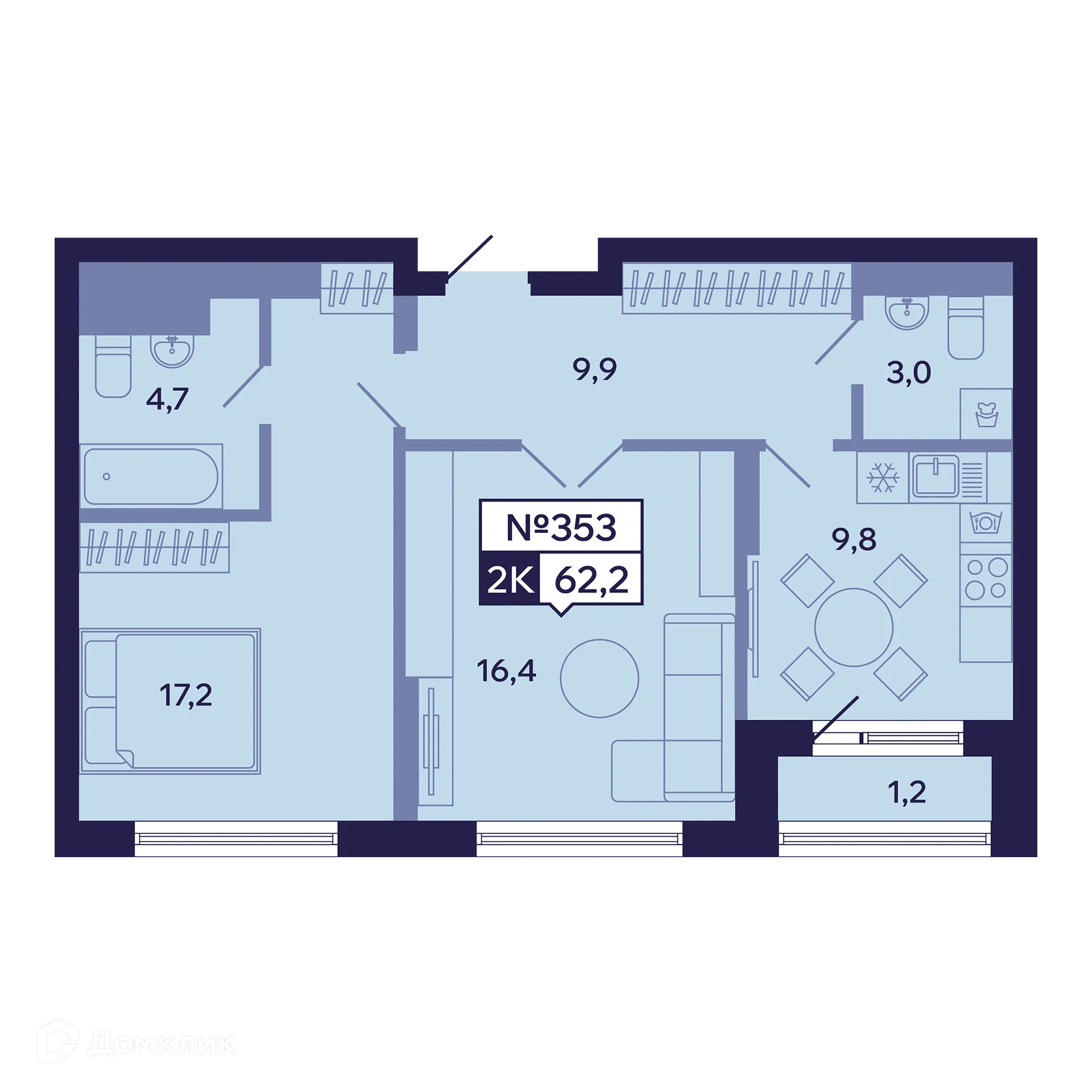 Фото квартиры в ЖК Ленские высоты