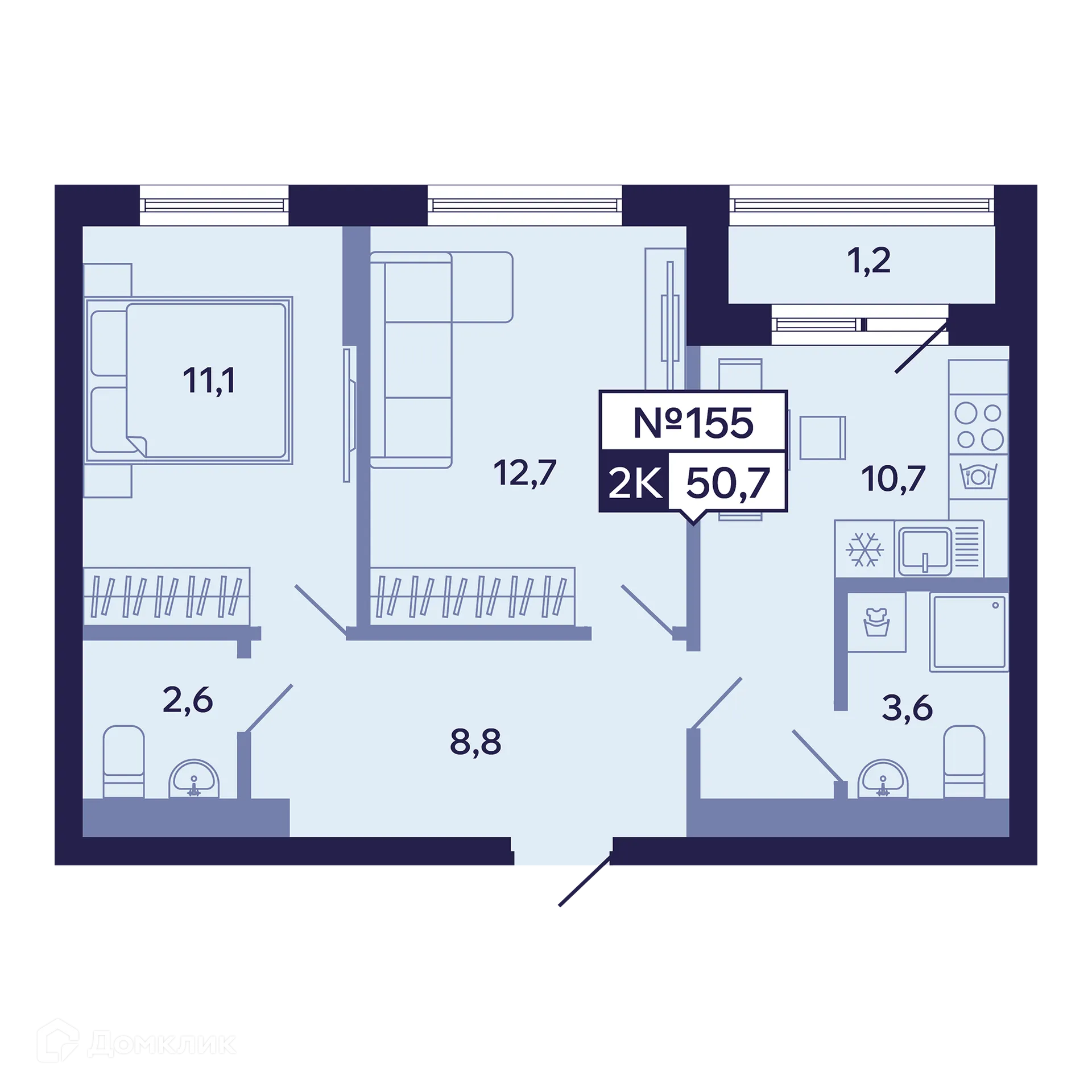 Фото квартиры в ЖК Ленские высоты
