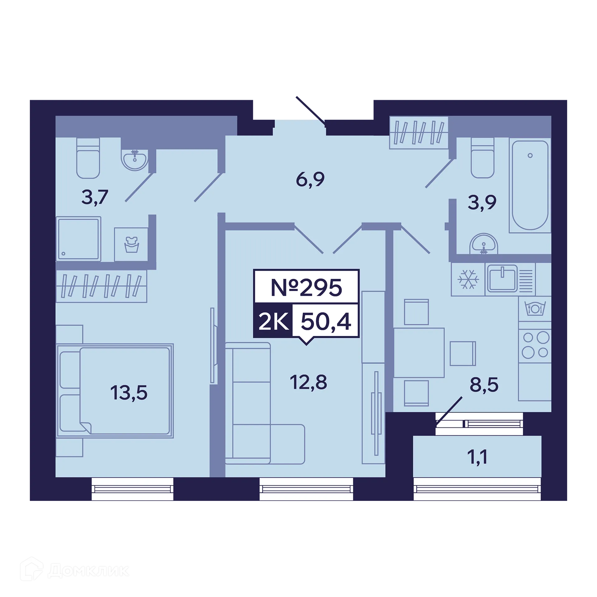 Фото квартиры в ЖК Ленские высоты
