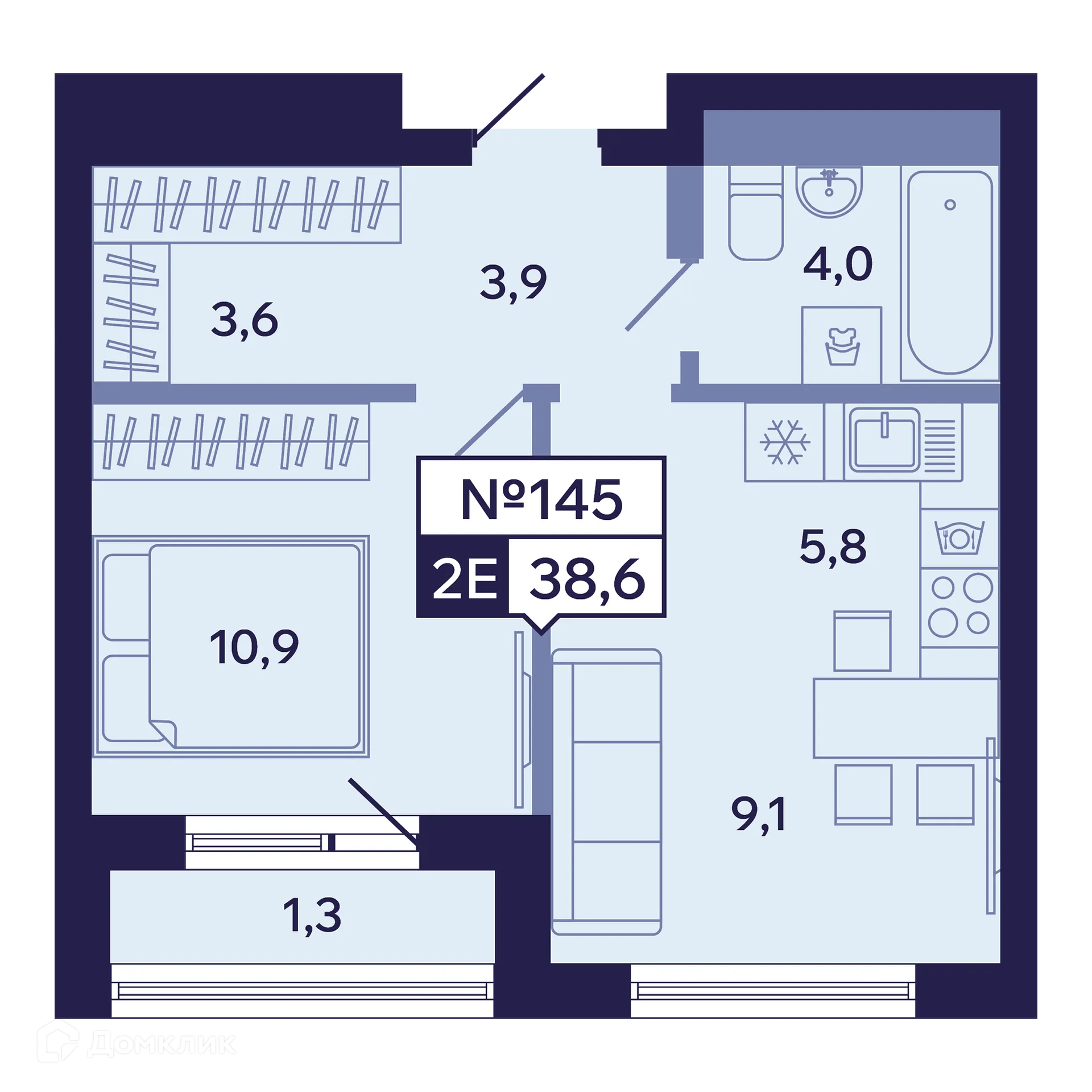 Фото квартиры в ЖК Ленские высоты