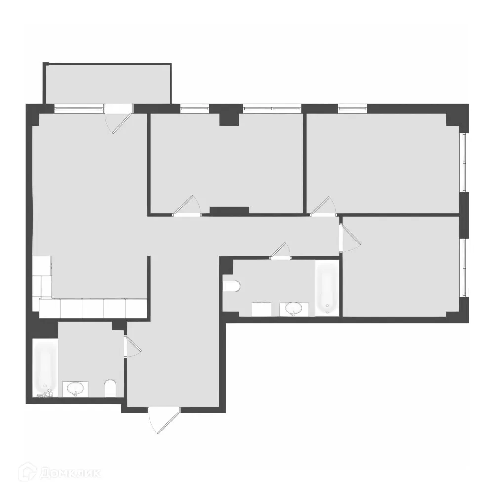 Фото квартиры в ЖК Дом в квартале 112 г.Якутска (I очередь)