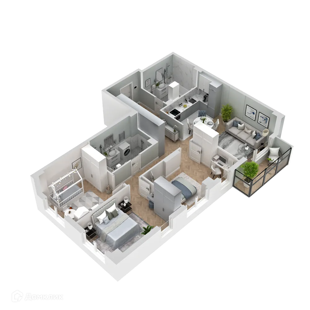 Фото квартиры в ЖК Дом в квартале 112 г.Якутска (I очередь)