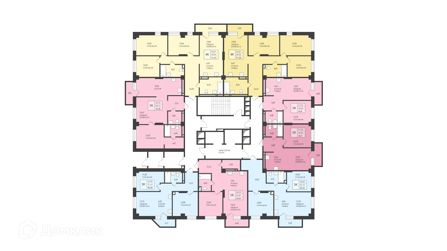 Фото квартиры в ЖК Дом в квартале 112 г.Якутска (I очередь)