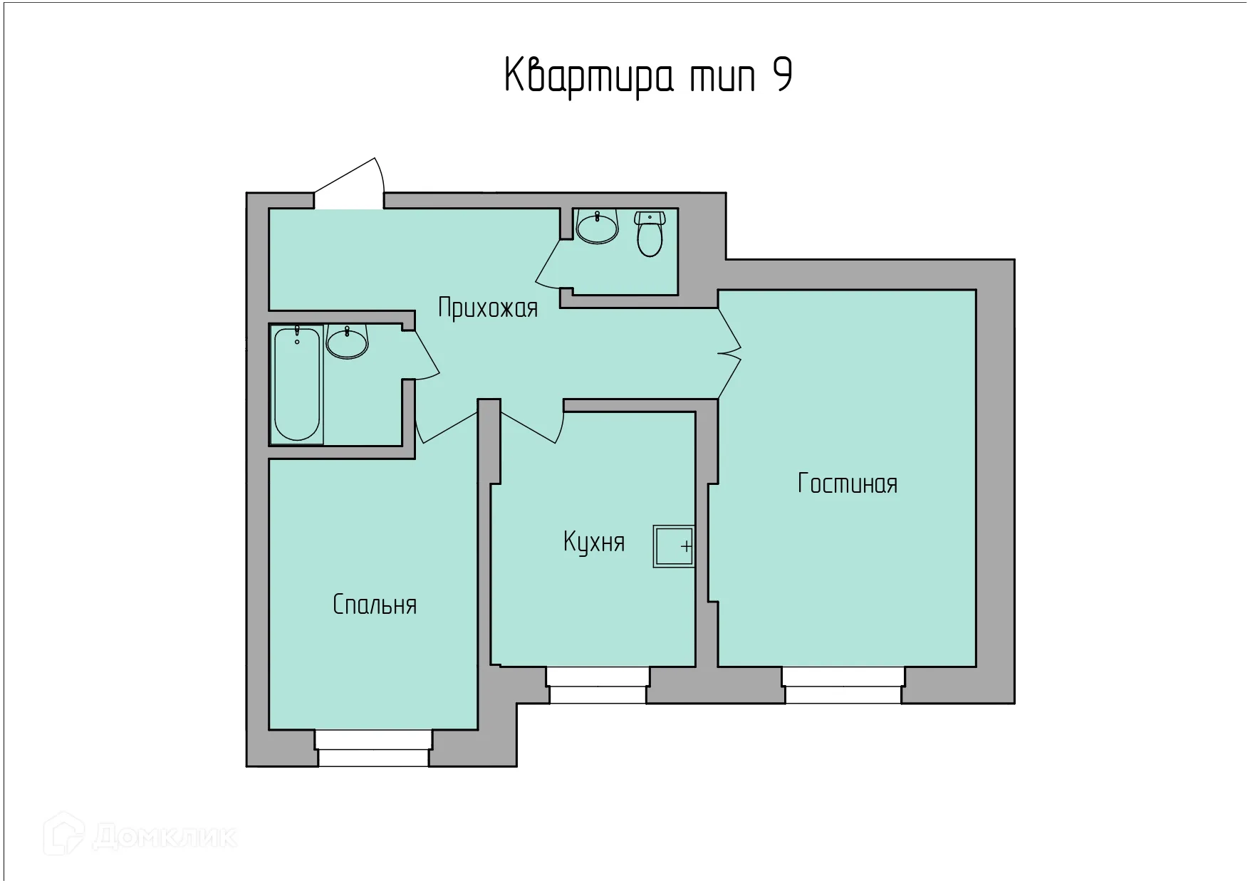 Фото квартиры в ЖК Семейный