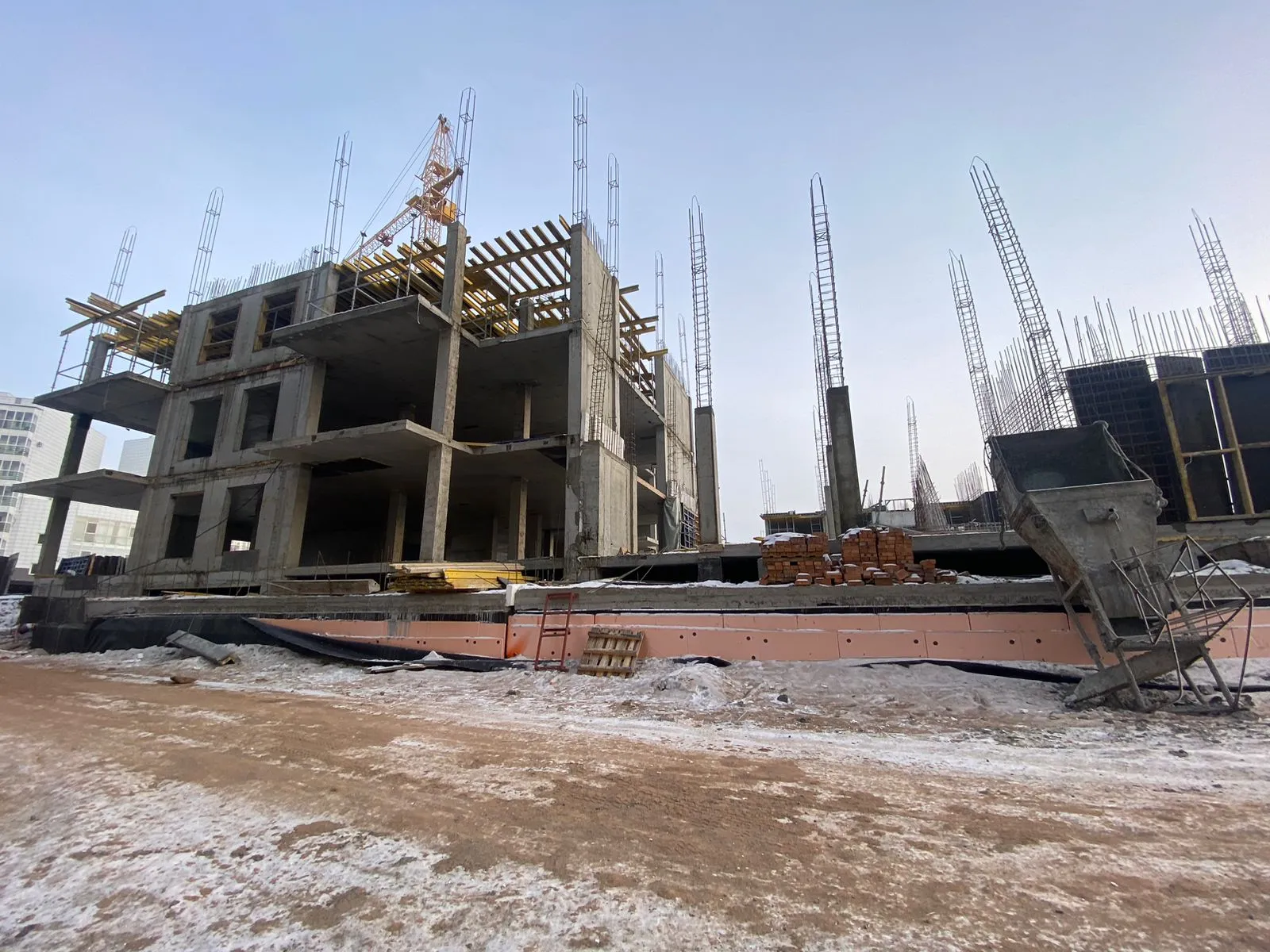 ЖК Авиаторов 1Б ход строительства