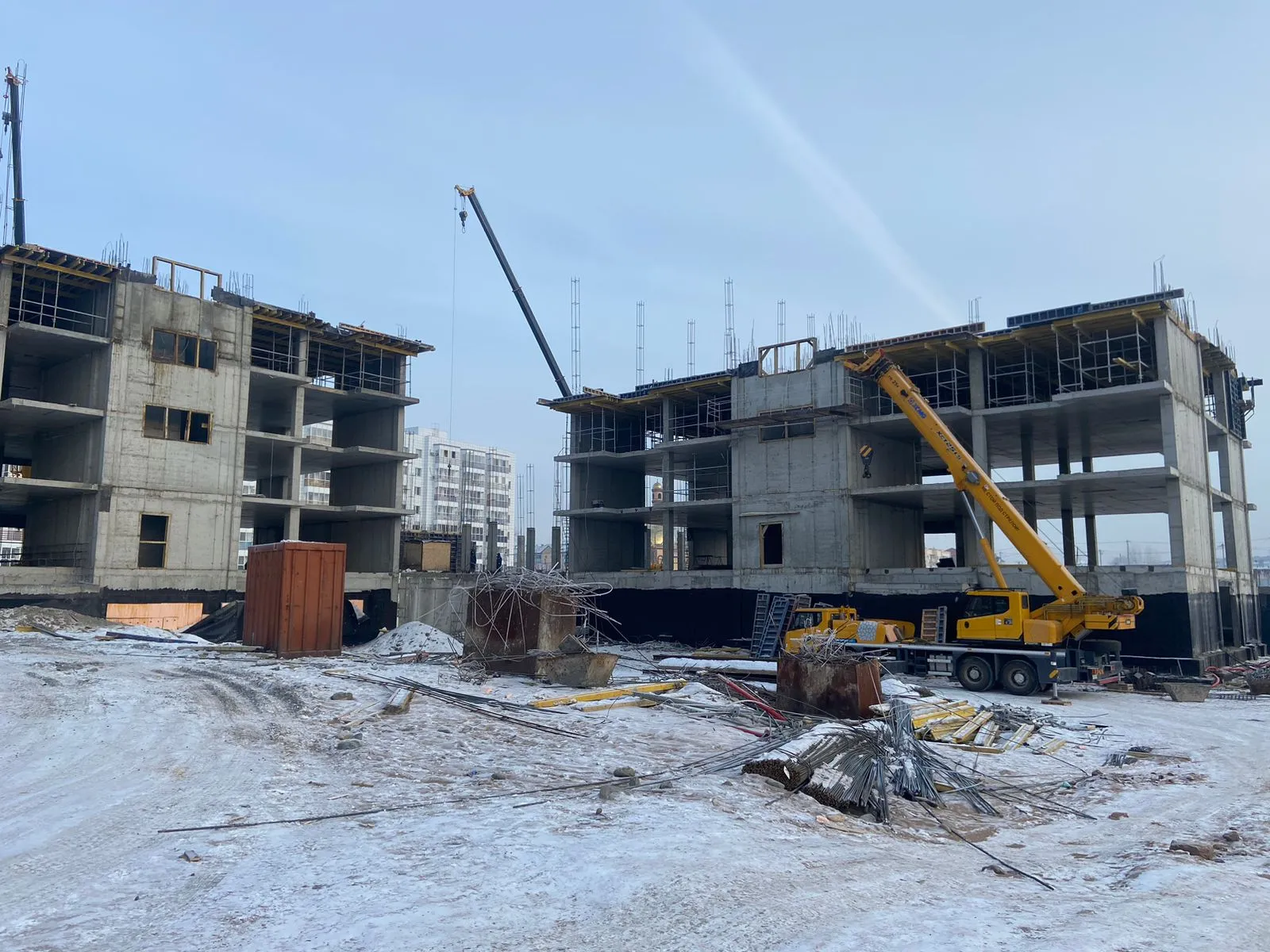 ЖК Авиаторов 1Б ход строительства