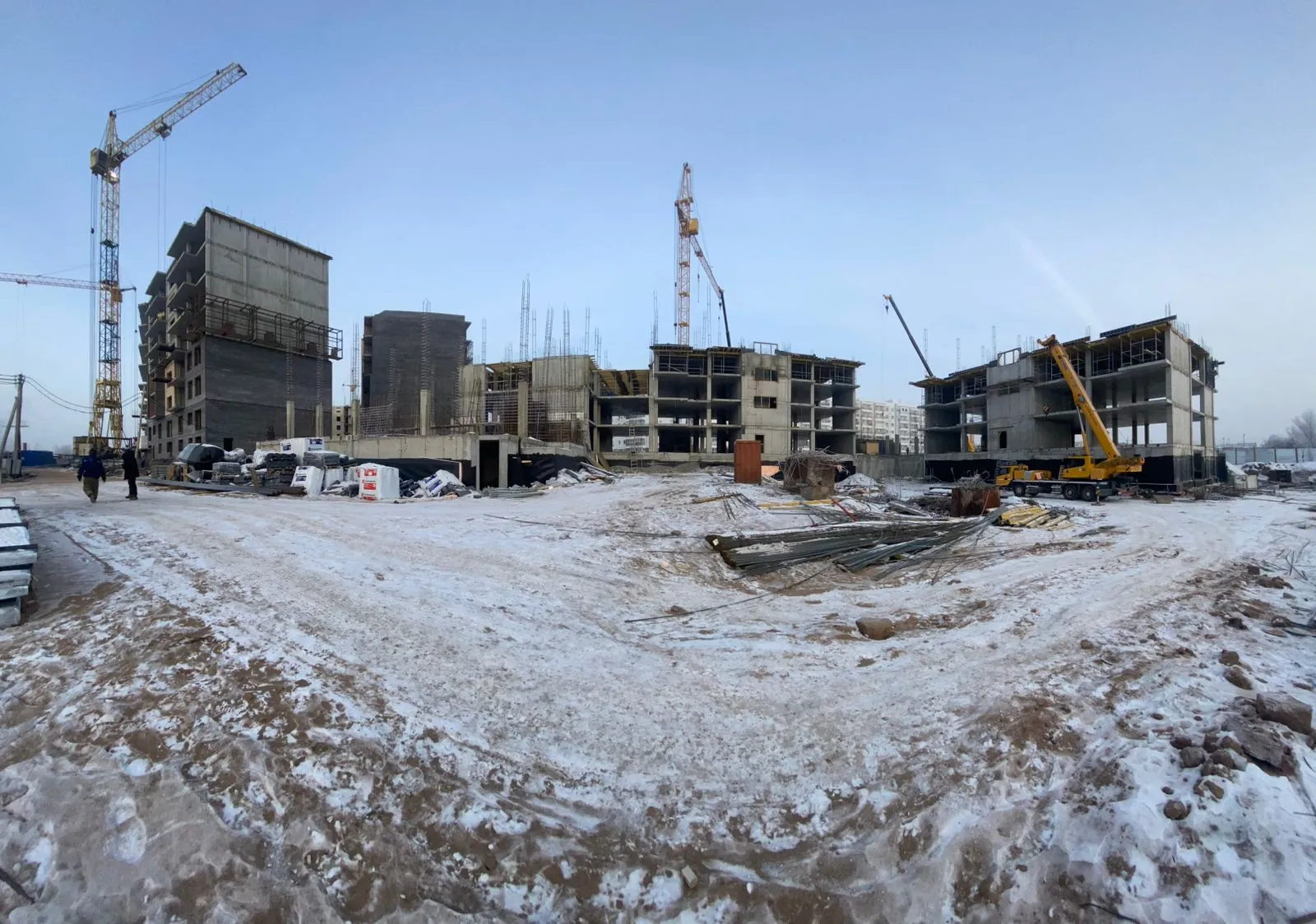 ЖК Авиаторов 1Б ход строительства