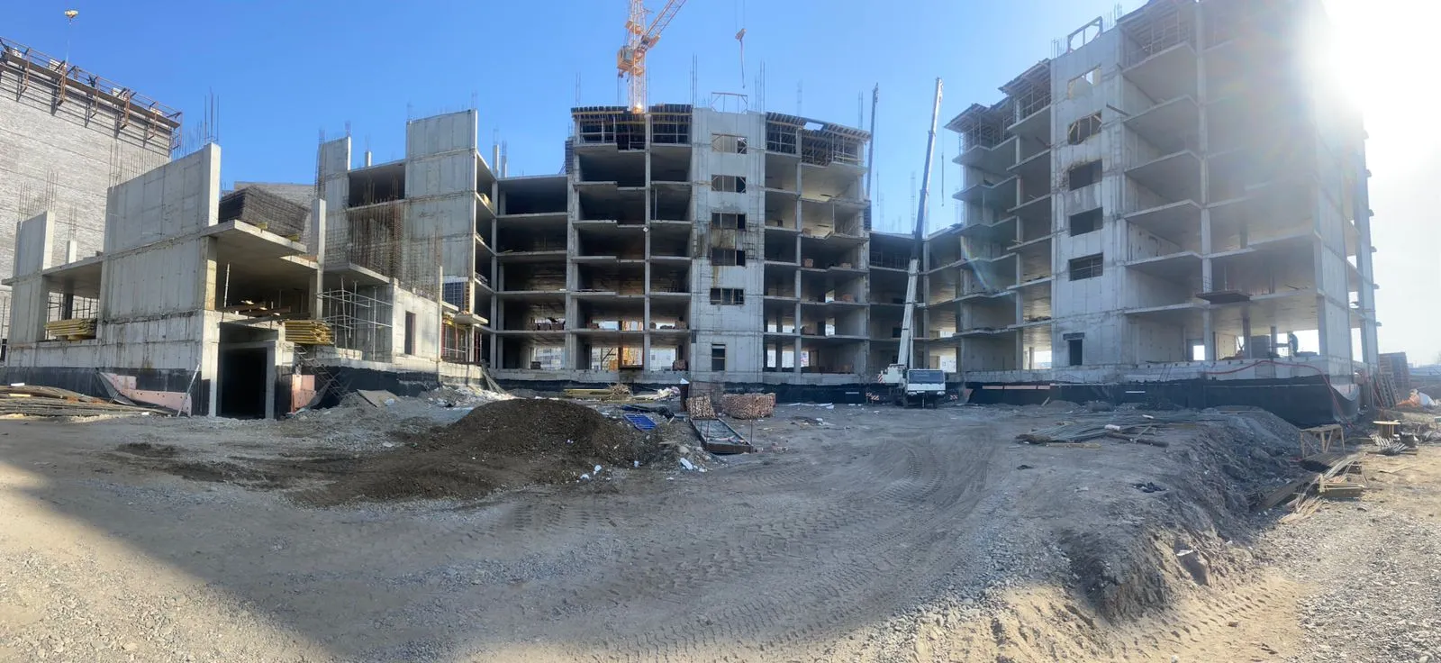 ЖК Авиаторов 1Б ход строительства