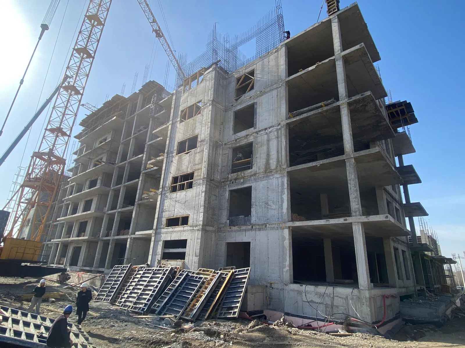 ЖК Авиаторов 1Б ход строительства