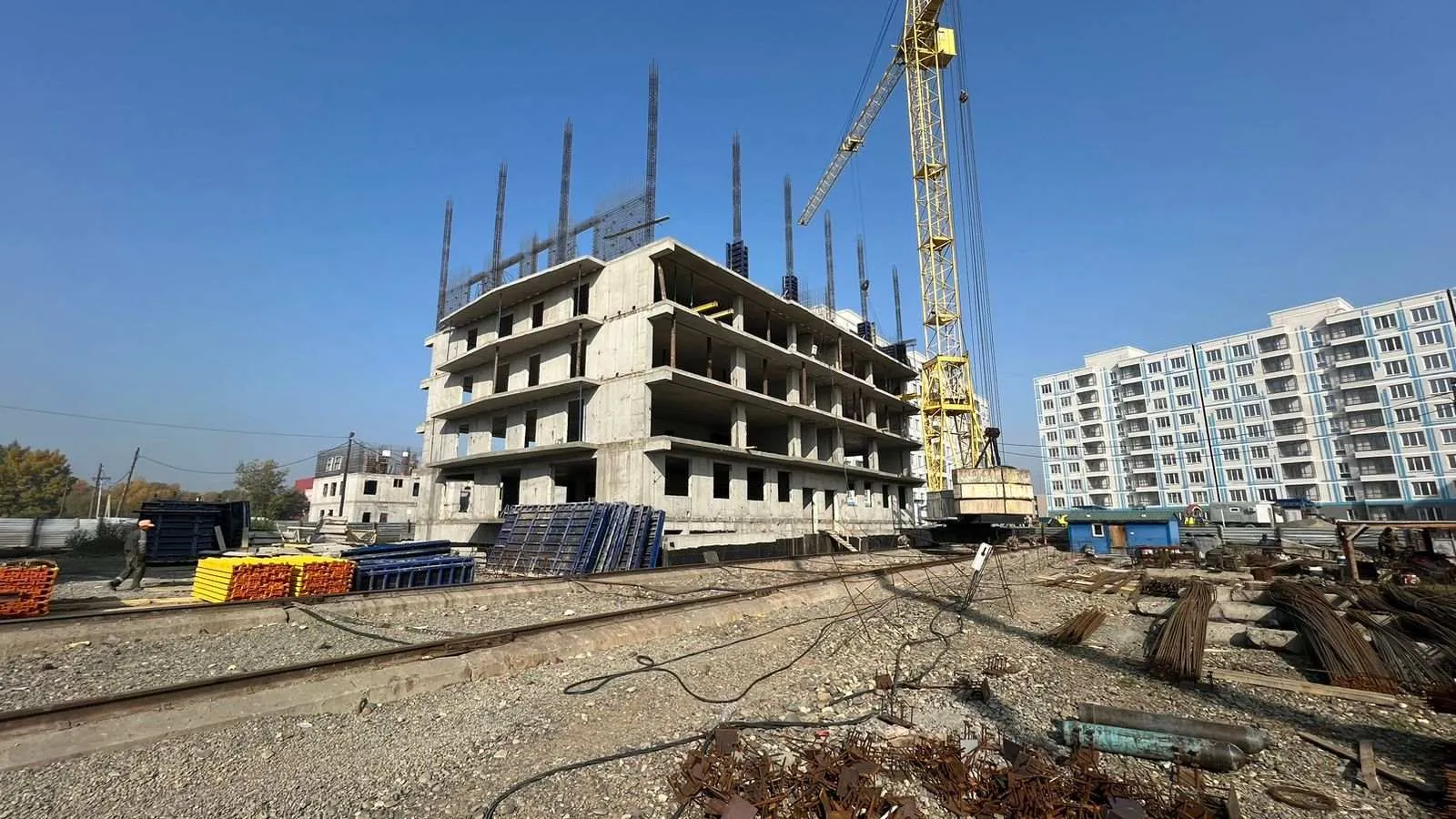 ЖК Кватро ход строительства