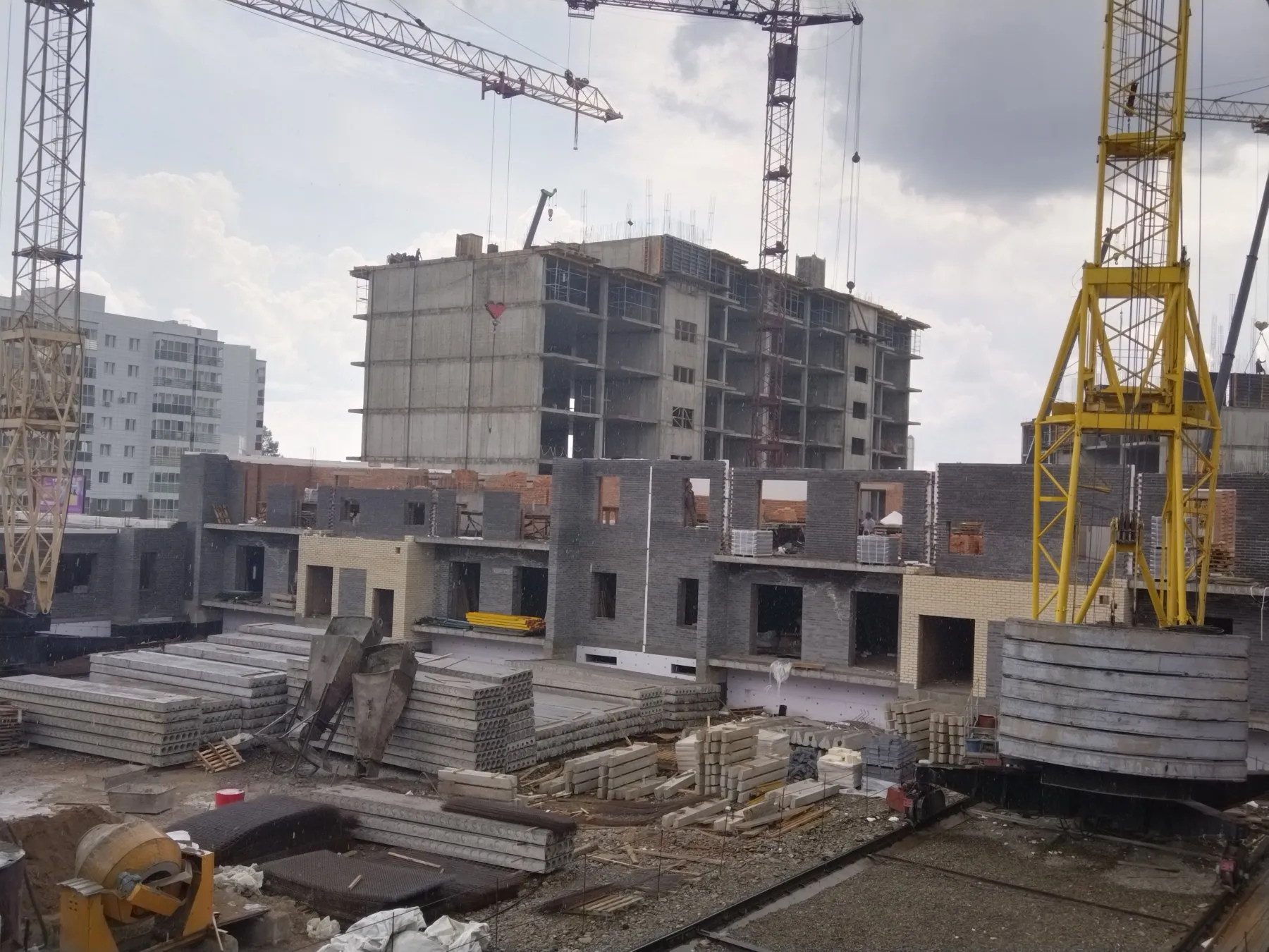 ЖК Крылья ход строительства