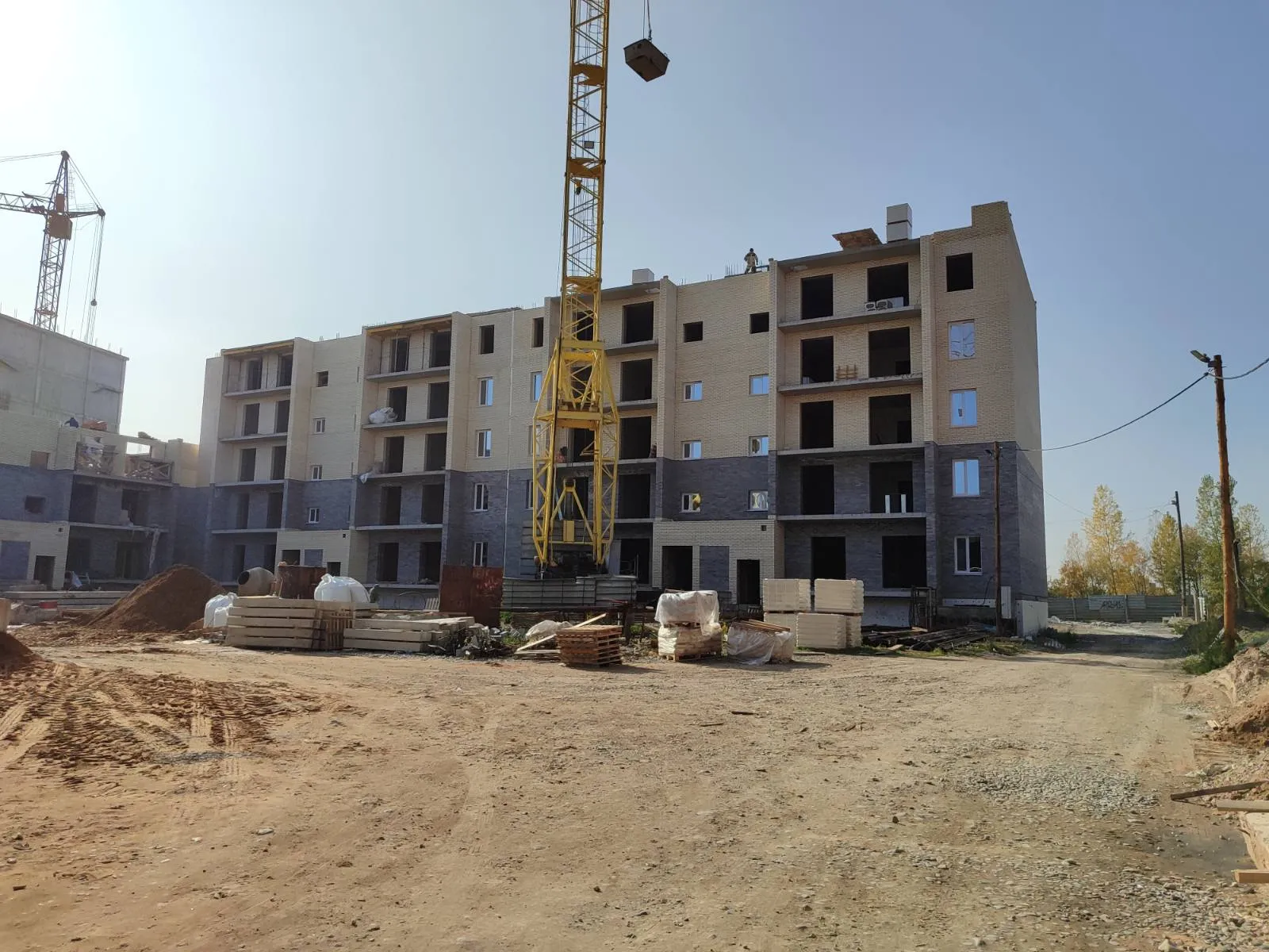 ЖК Крылья ход строительства