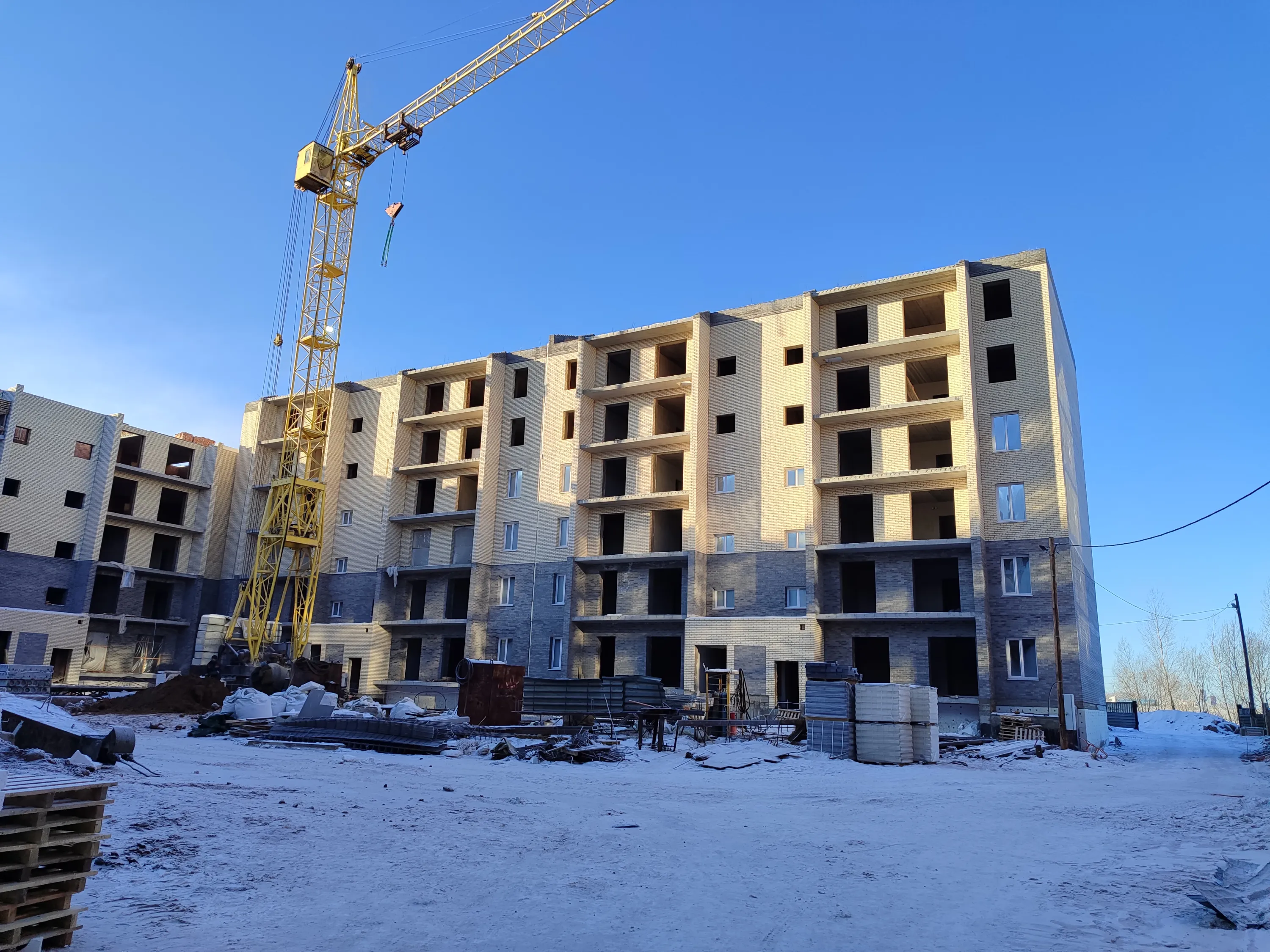 ЖК Крылья ход строительства