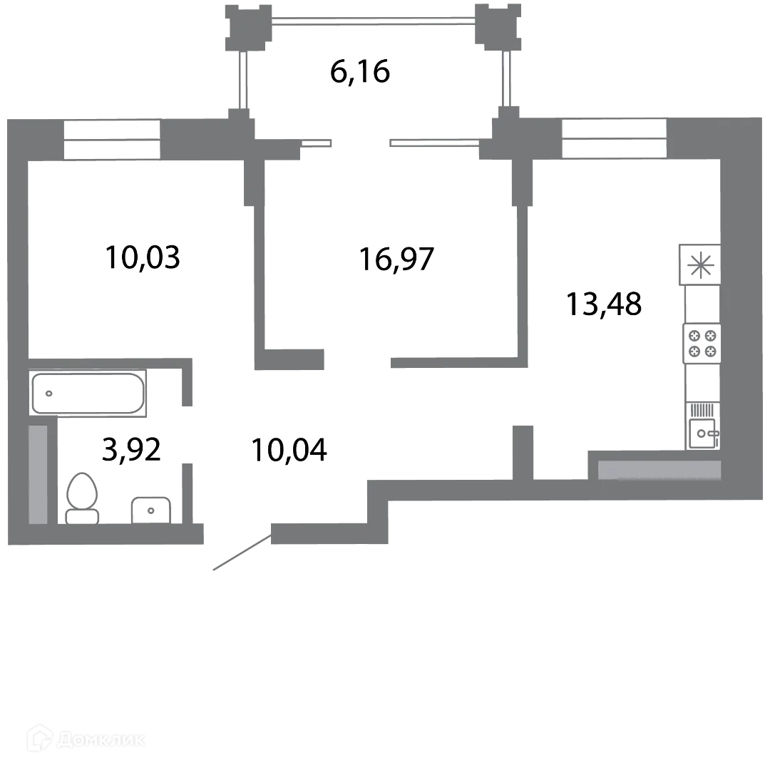 Фото квартиры в ЖК Солотчинский квартал