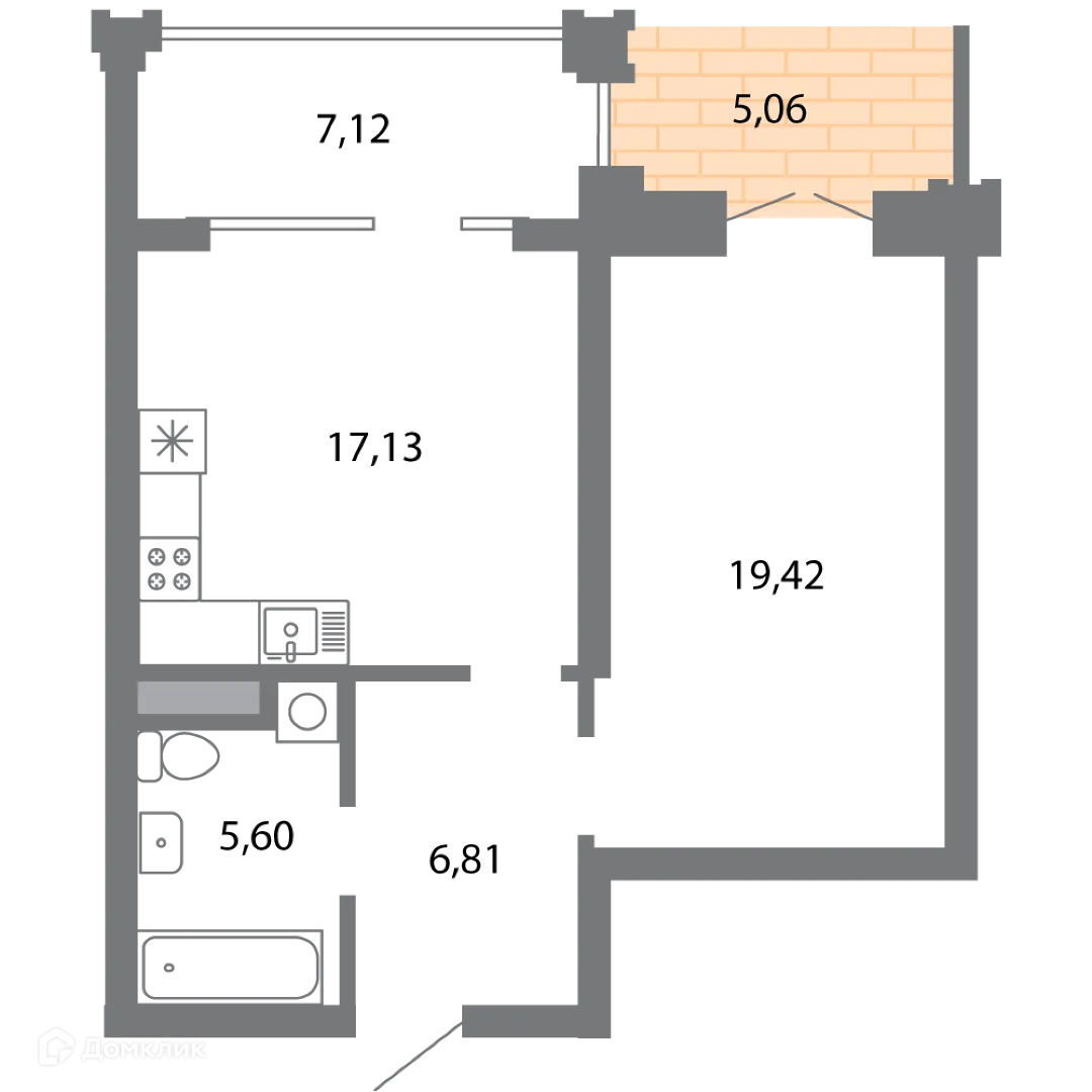 Фото квартиры в ЖК Солотчинский квартал