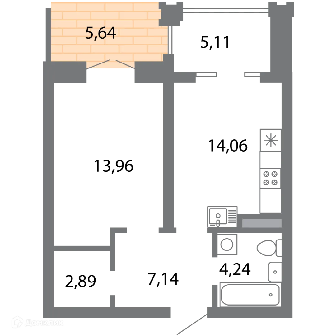 Фото квартиры в ЖК Солотчинский квартал