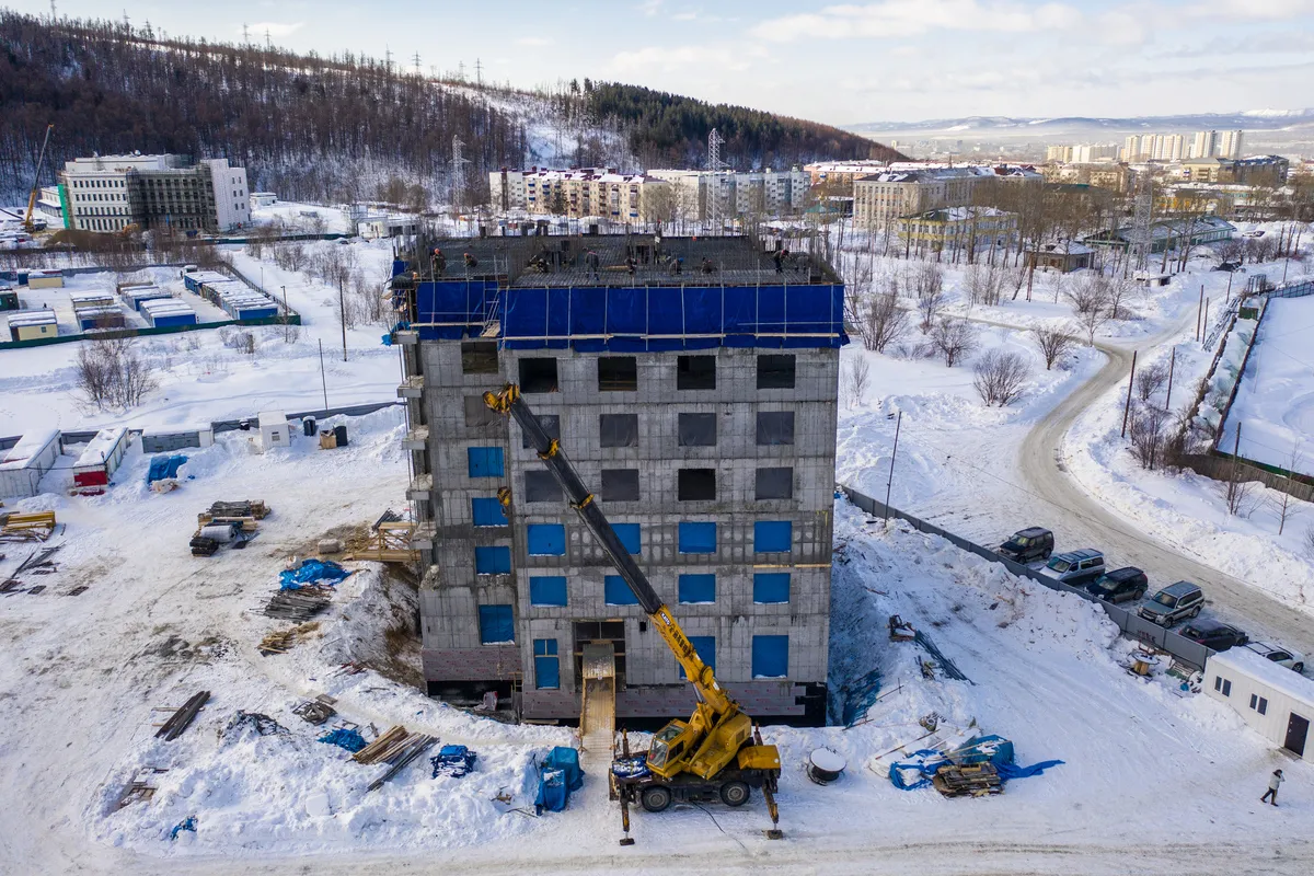 ЖК Уюн парк ход строительства