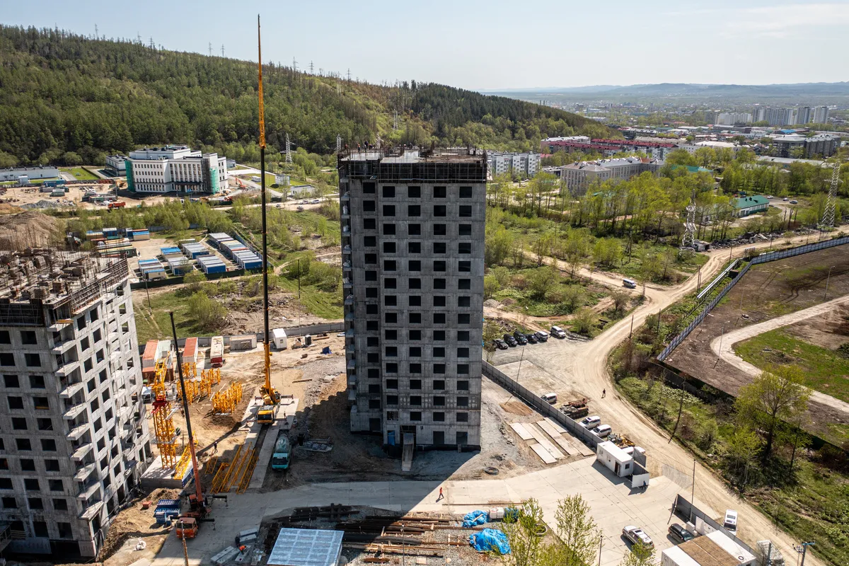 ЖК Уюн парк ход строительства