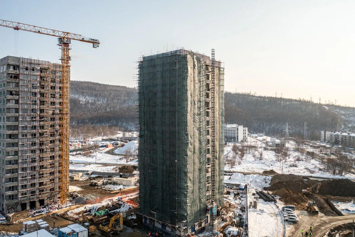 ЖК Уюн парк ход строительства