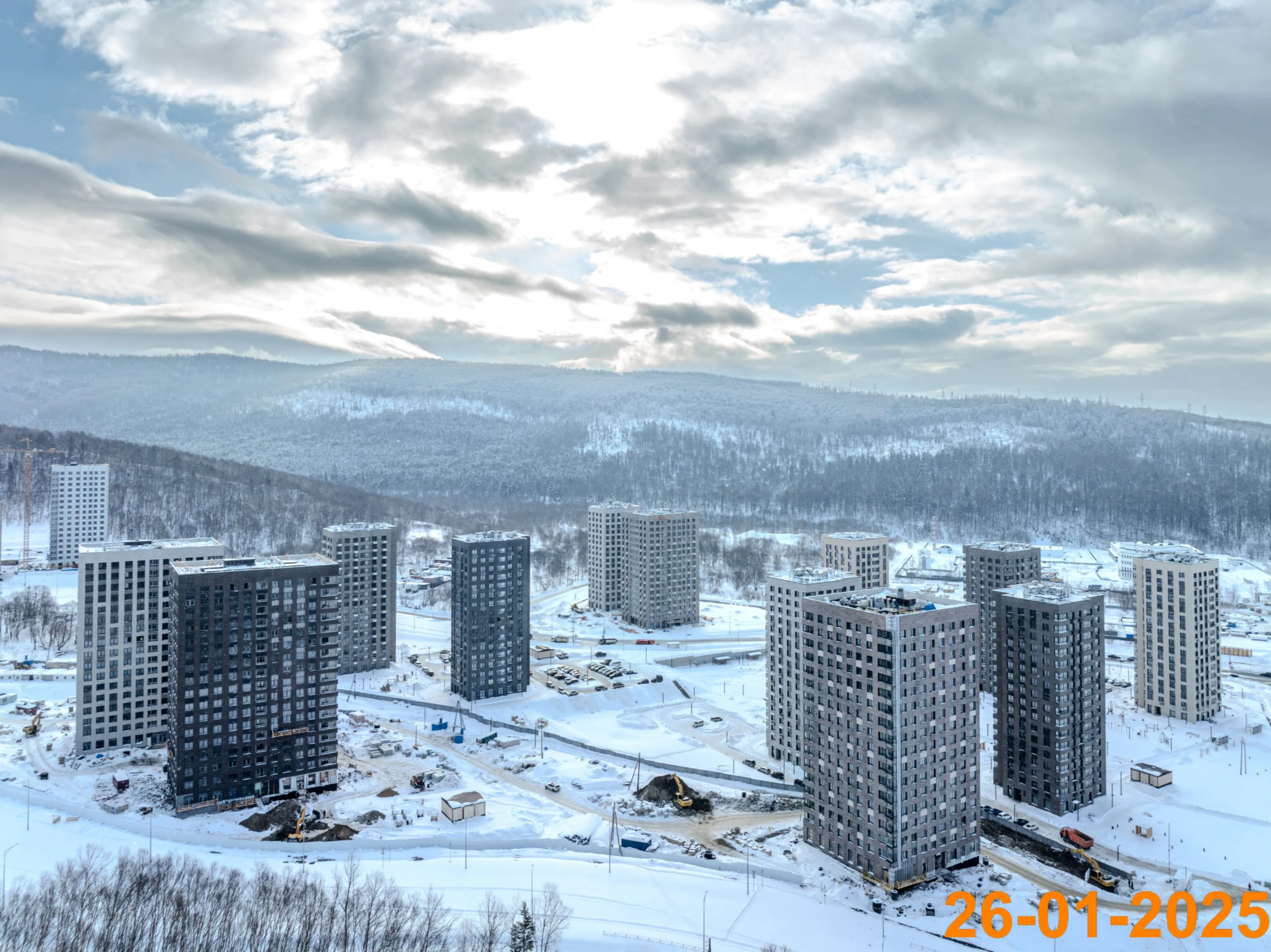 ЖК Уюн парк ход строительства