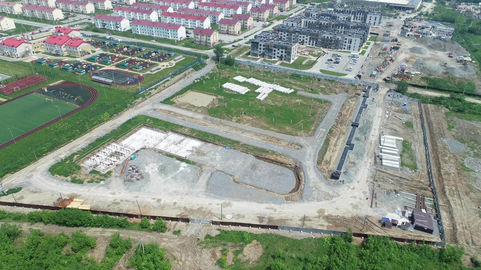 ЖК Большая Полянка ход строительства