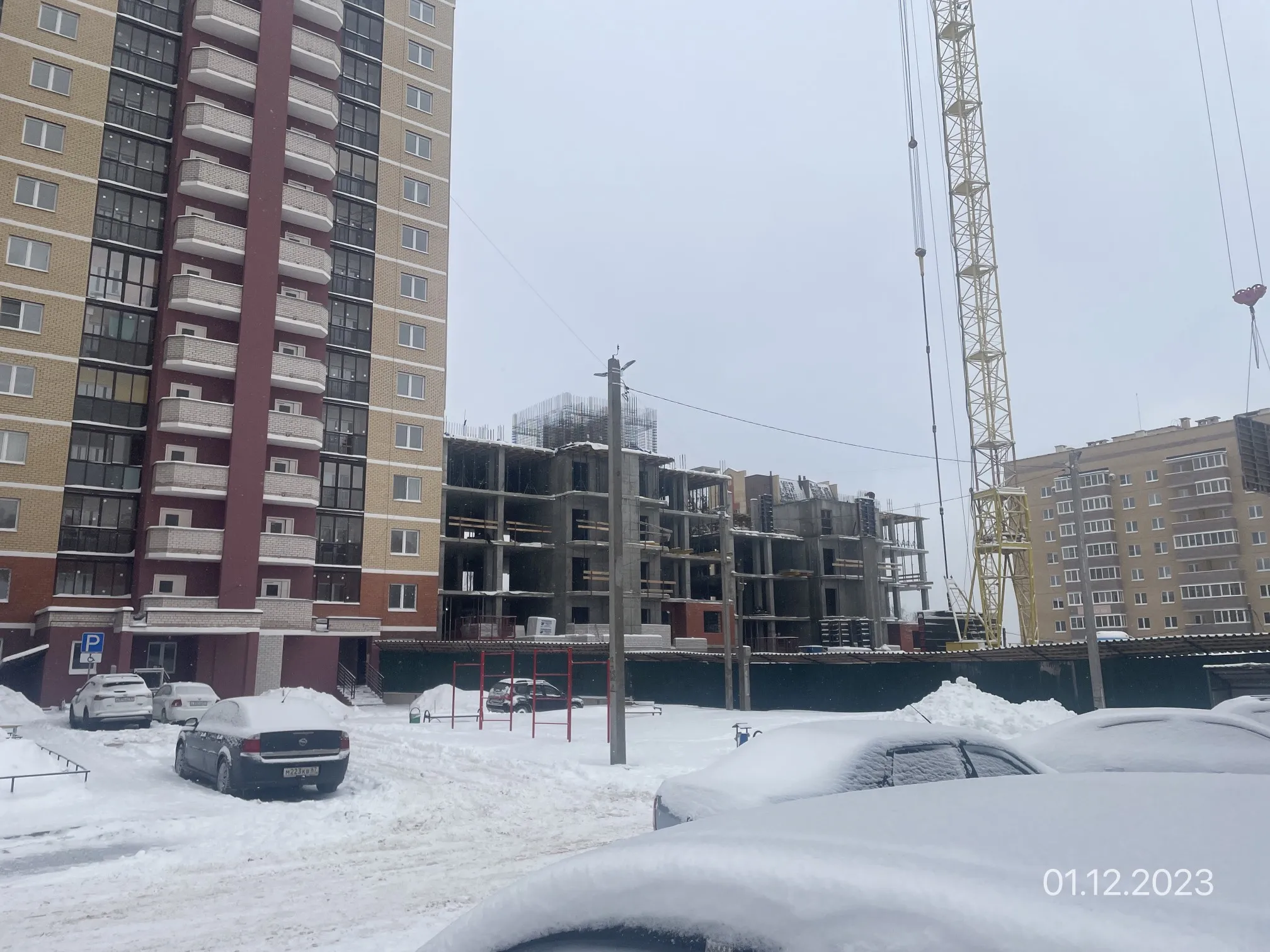 ЖК Дом по ул Крупской ход строительства