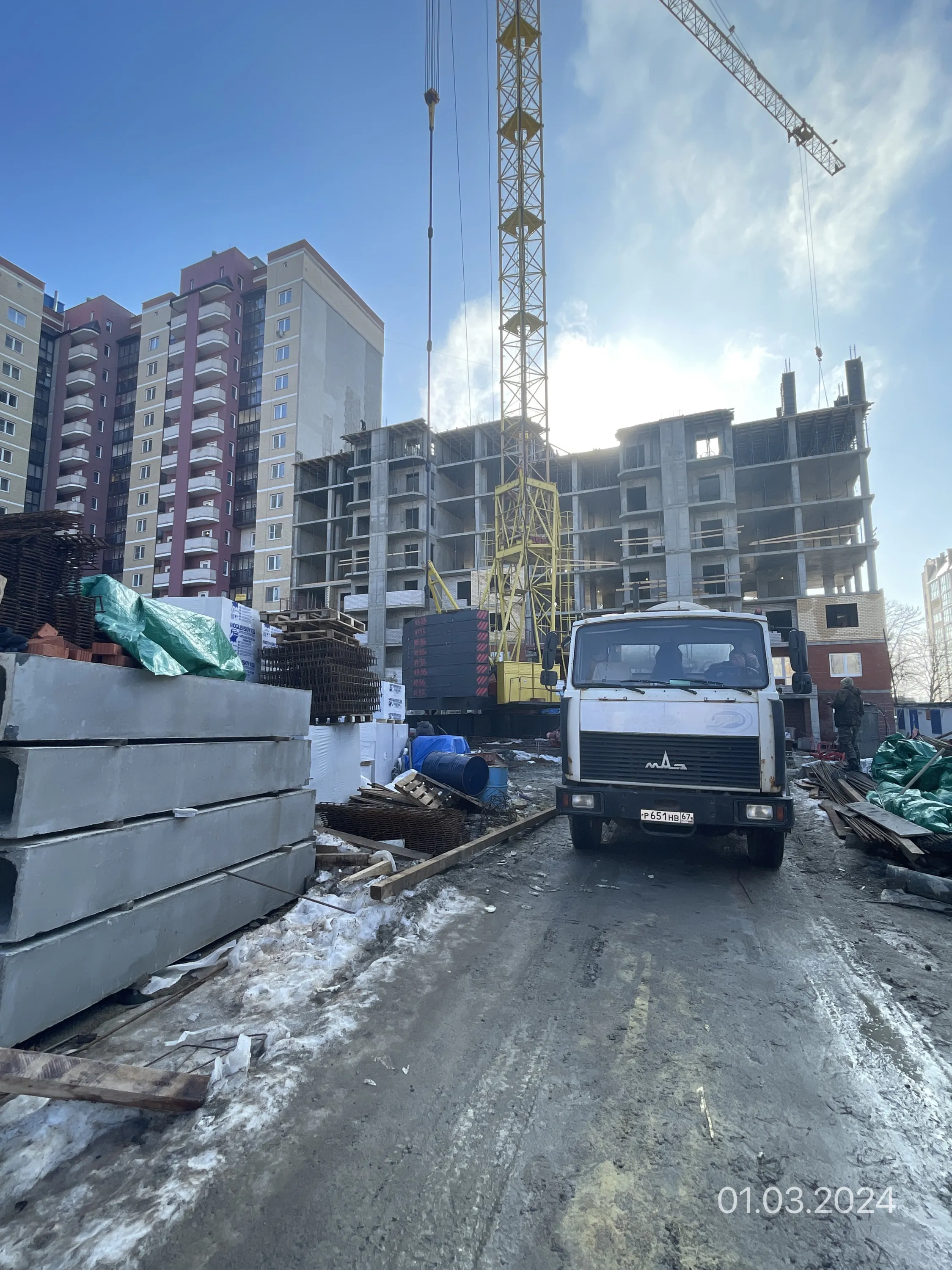 ЖК Дом по ул Крупской ход строительства