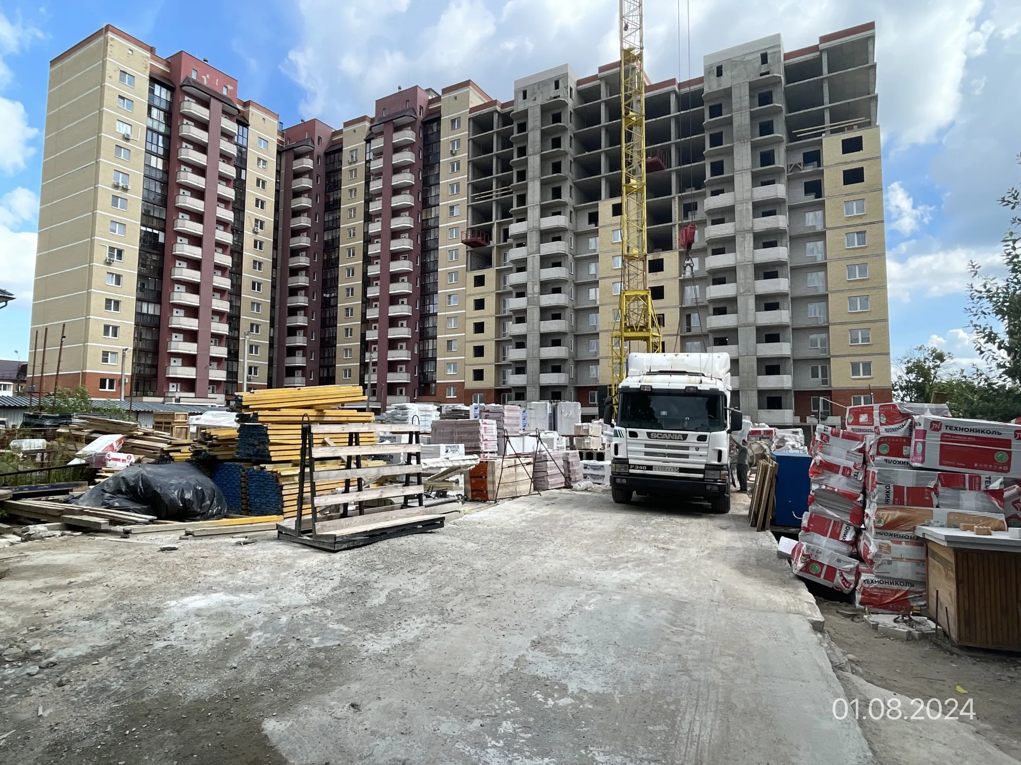 ЖК Дом по ул Крупской ход строительства