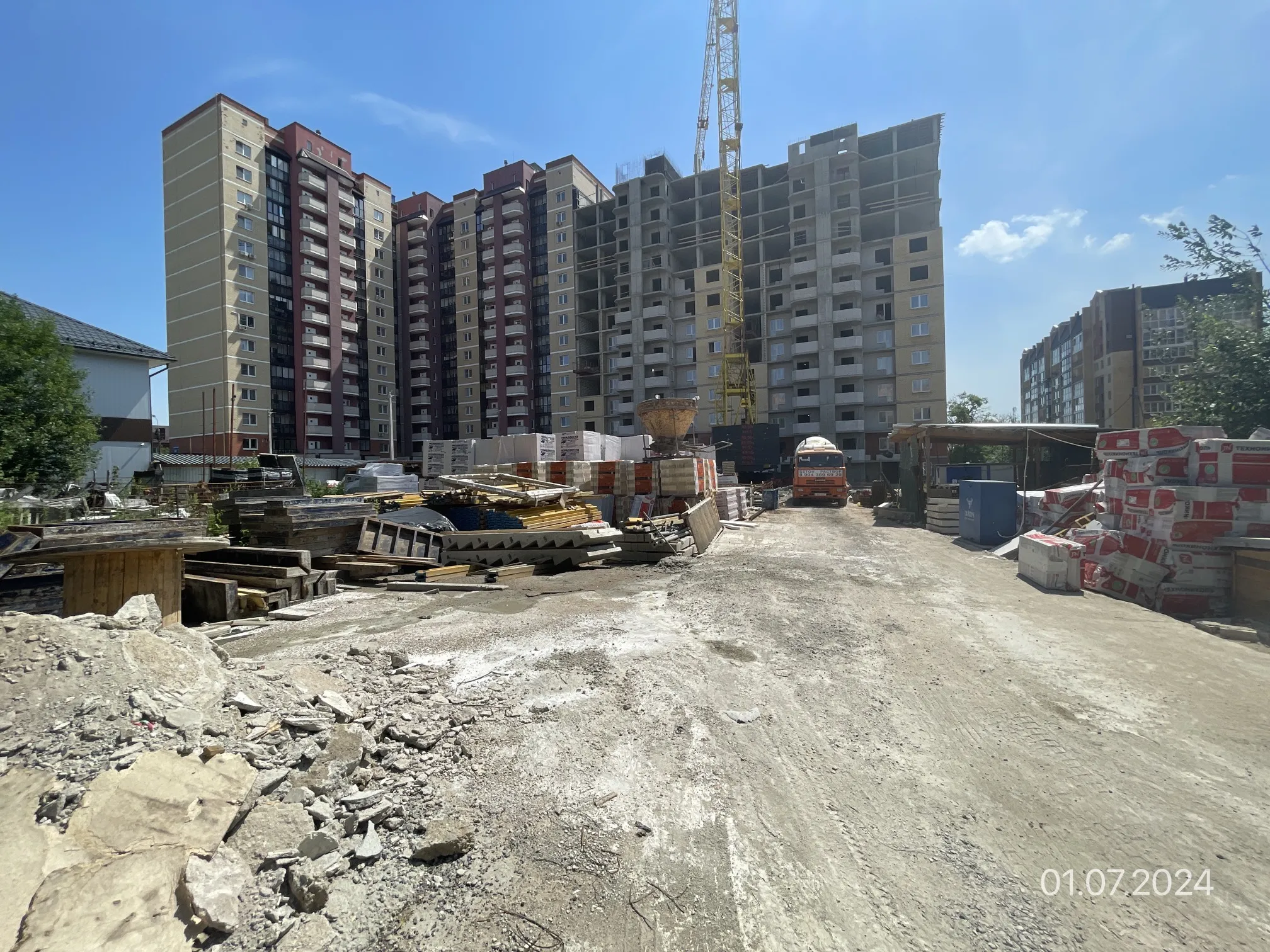 ЖК Дом по ул Крупской ход строительства