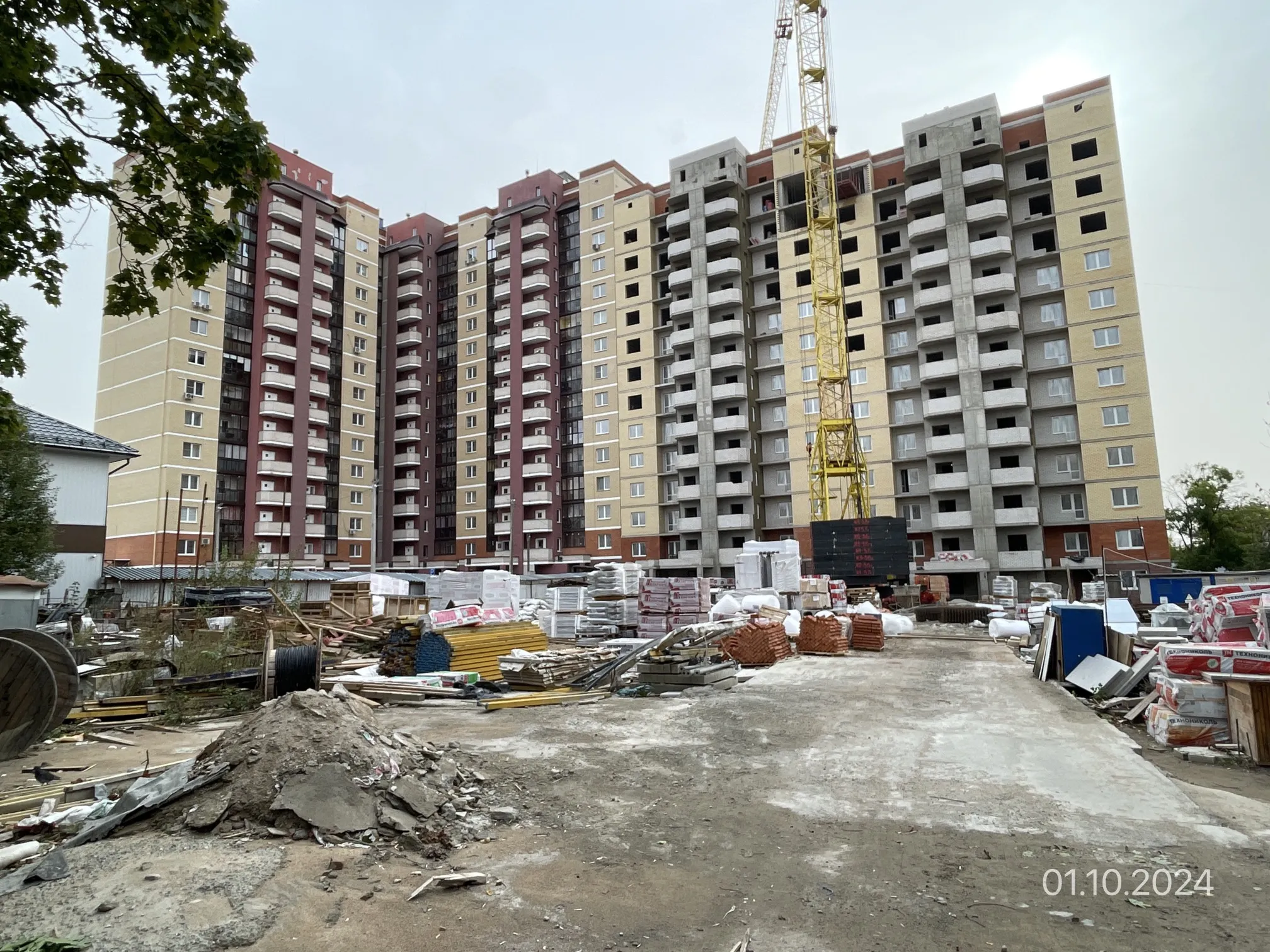 ЖК Дом по ул Крупской ход строительства
