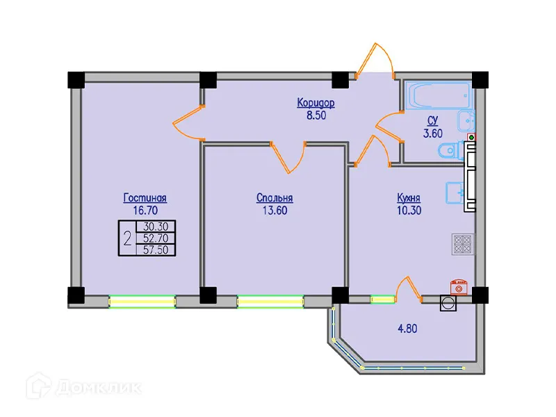 Фото квартиры в ЖК Долина Кислорода О2