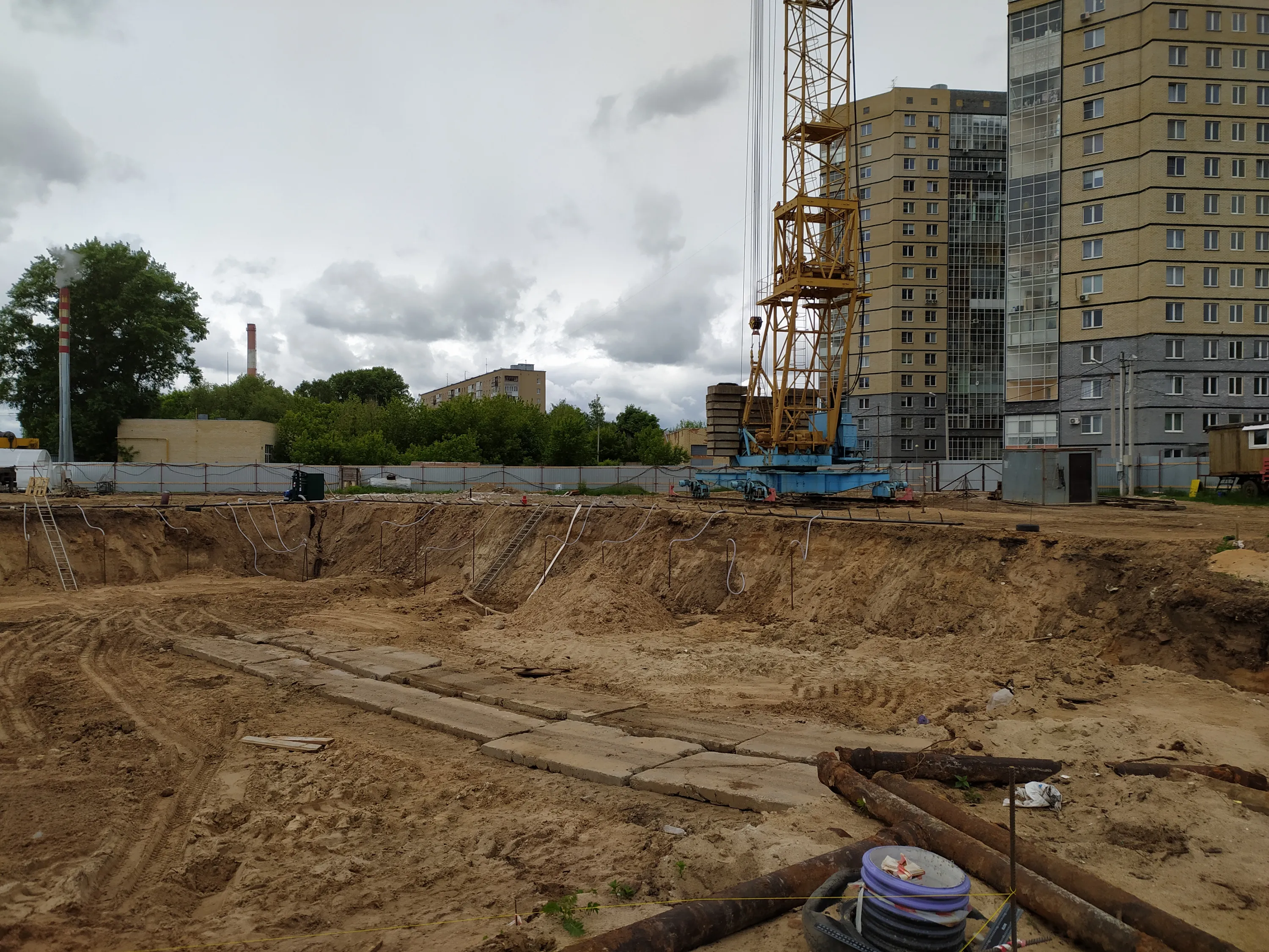 ЖК Заволжский Берег" ход строительства