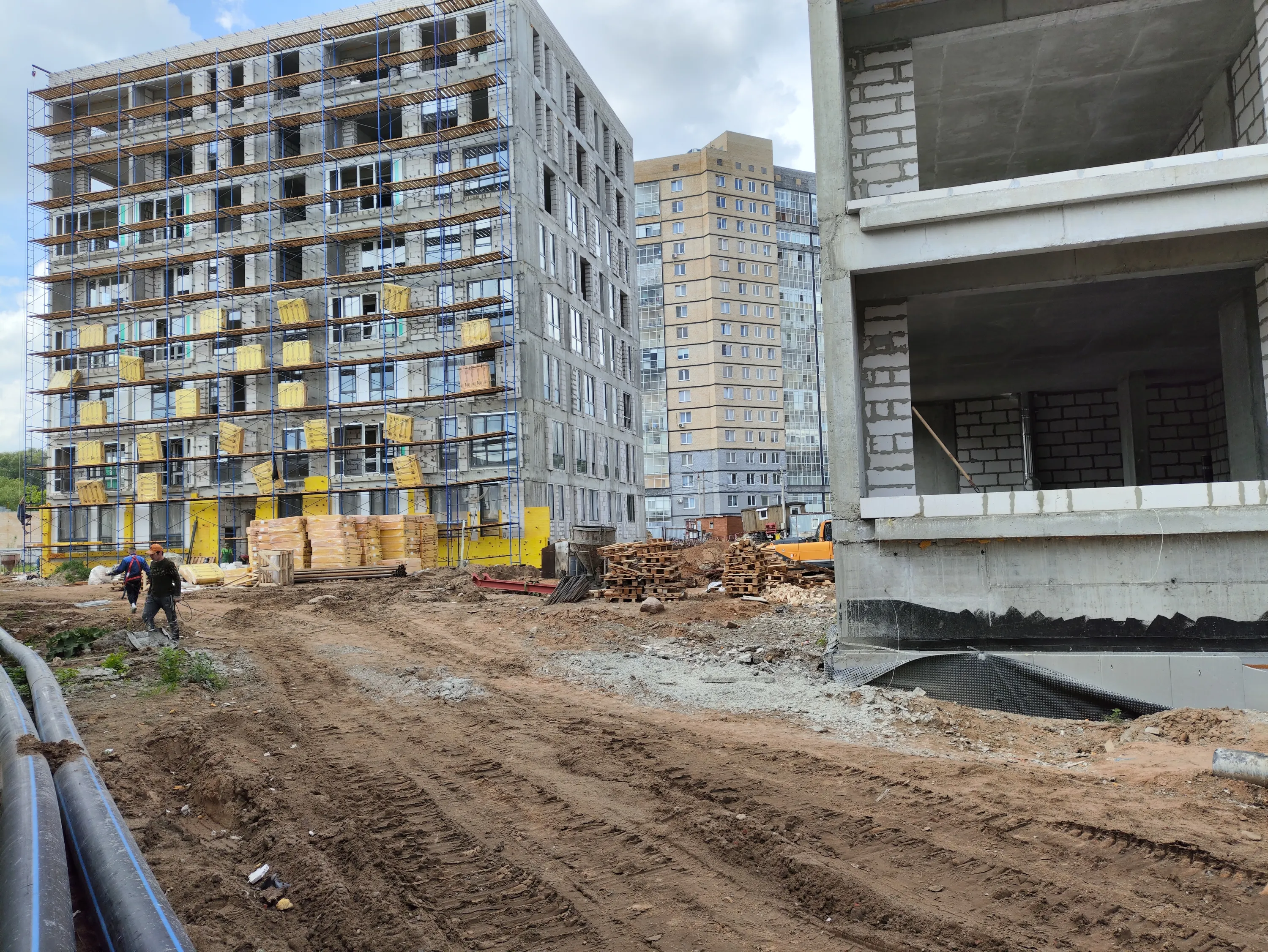 ЖК Заволжский Берег" ход строительства