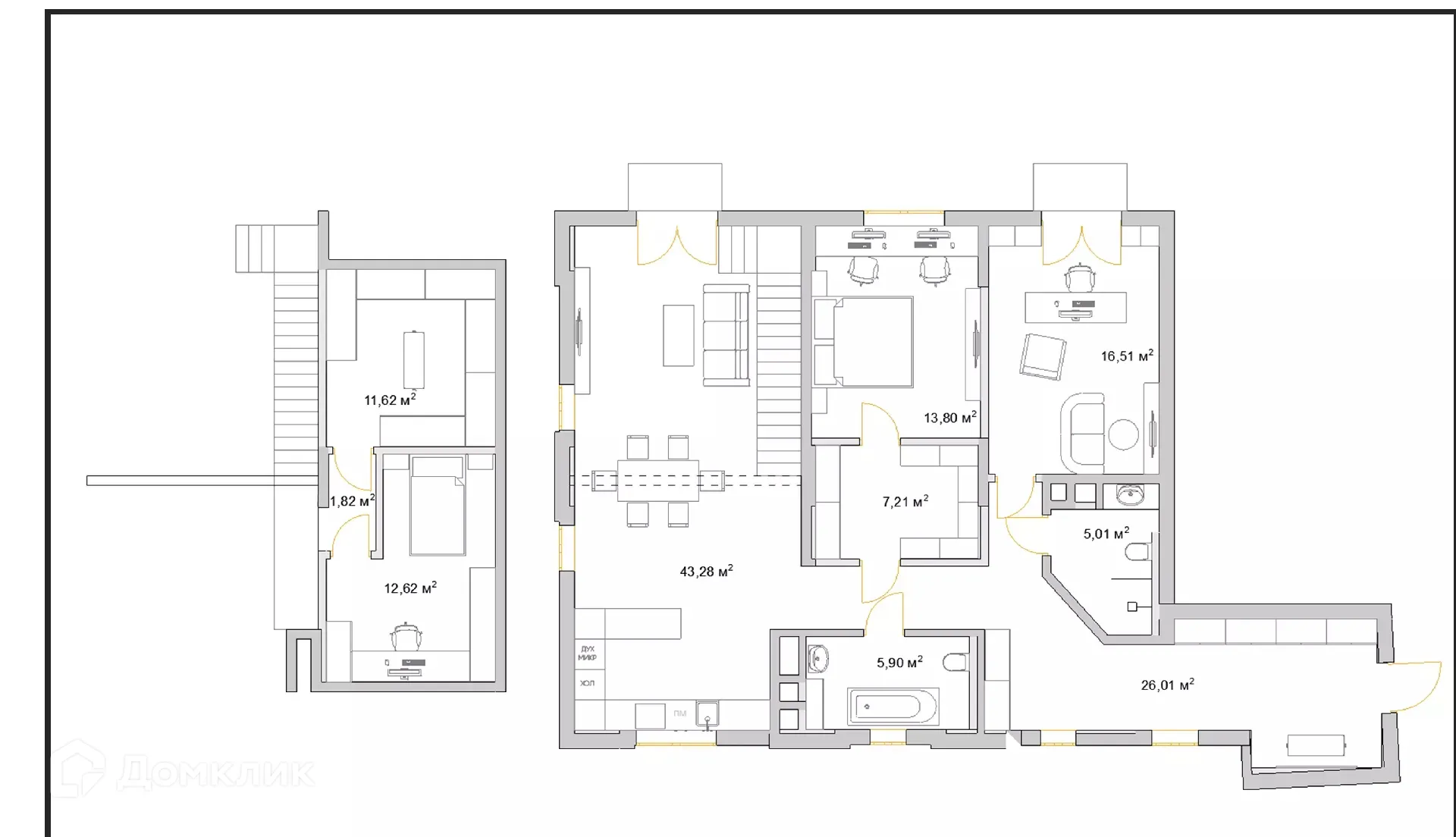Фото квартиры в ЖК "Look House (Лук Хаус)"
