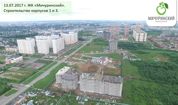 ЖК Мичуринский ход строительства