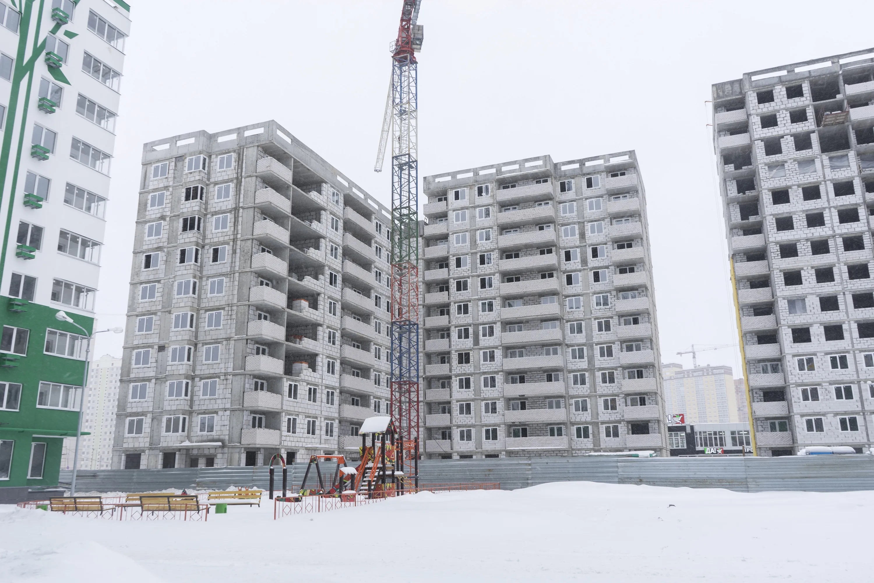 ЖК Мичуринский ход строительства