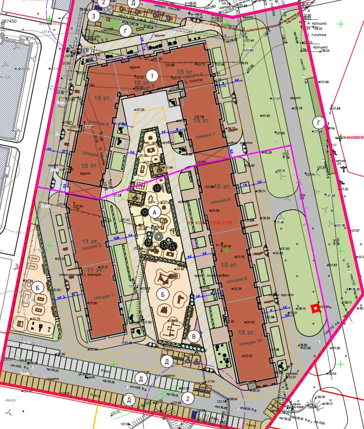 ЖК Мичуринский ход строительства