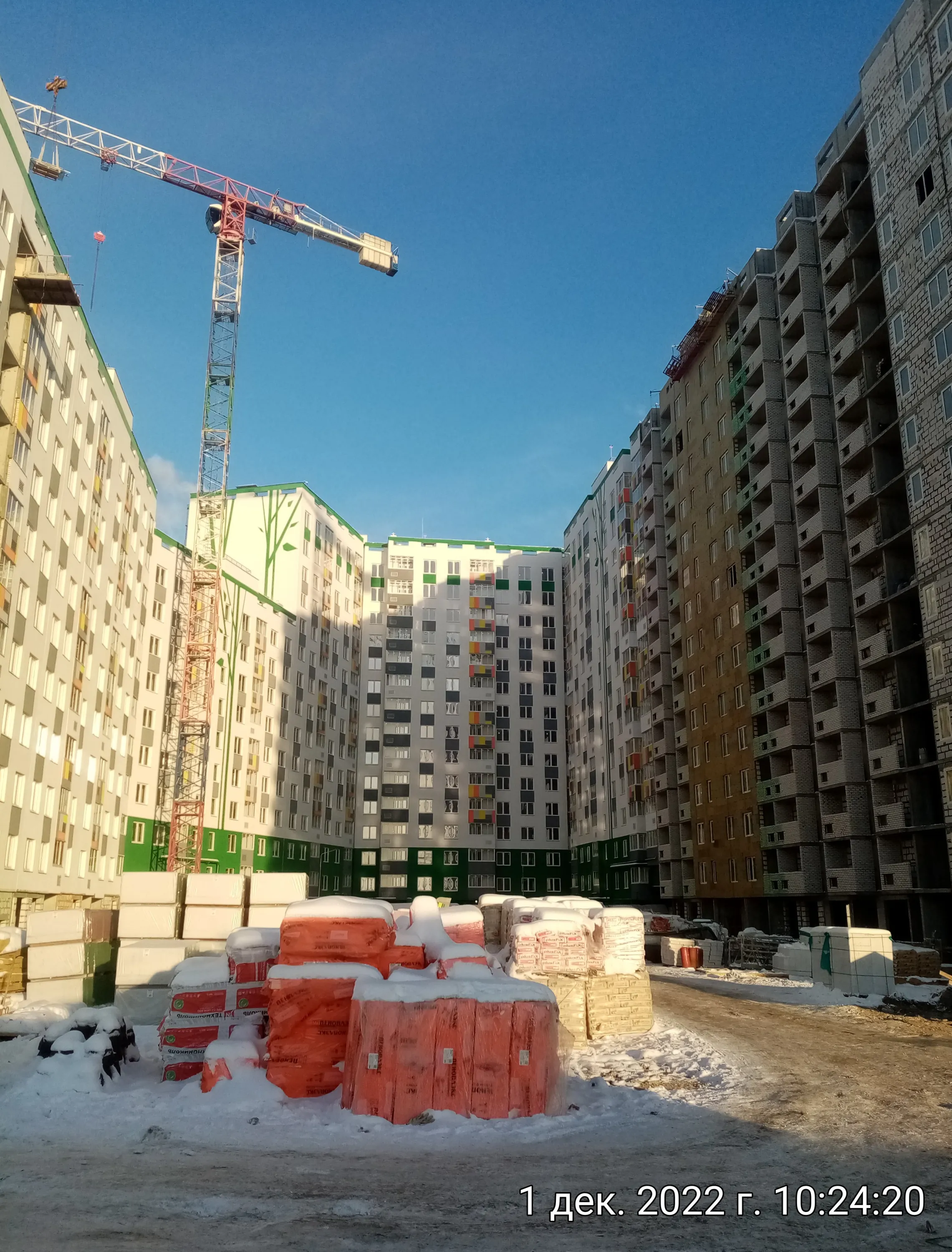 ЖК Мичуринский ход строительства