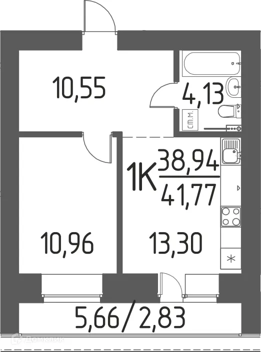 Фото квартиры в ЖК Времена года