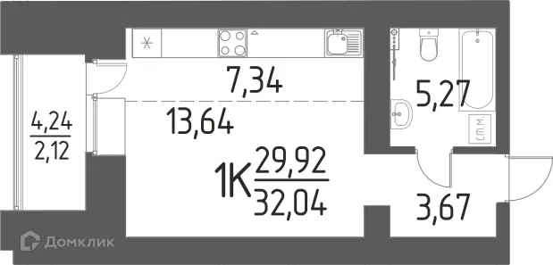 Фото квартиры в ЖК Времена года