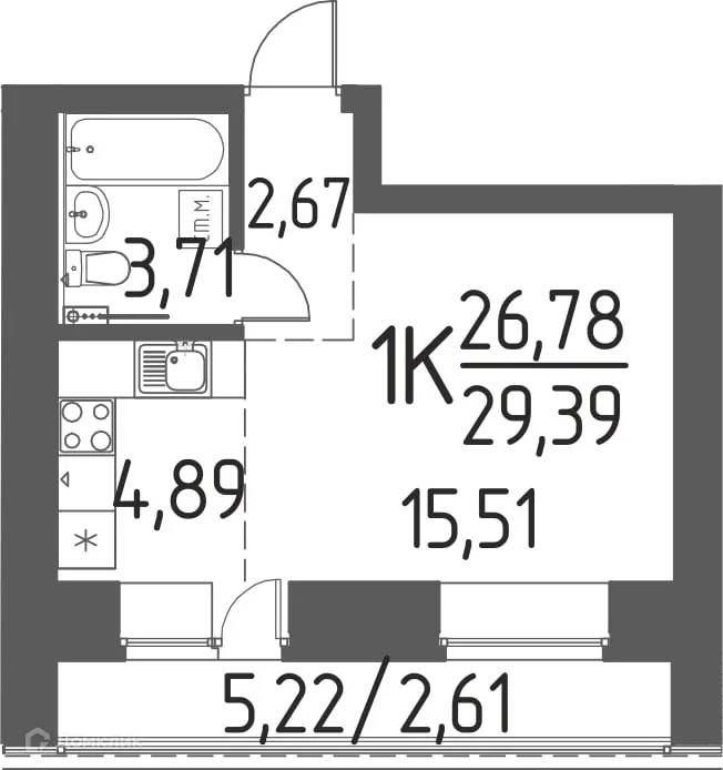Фото квартиры в ЖК Времена года