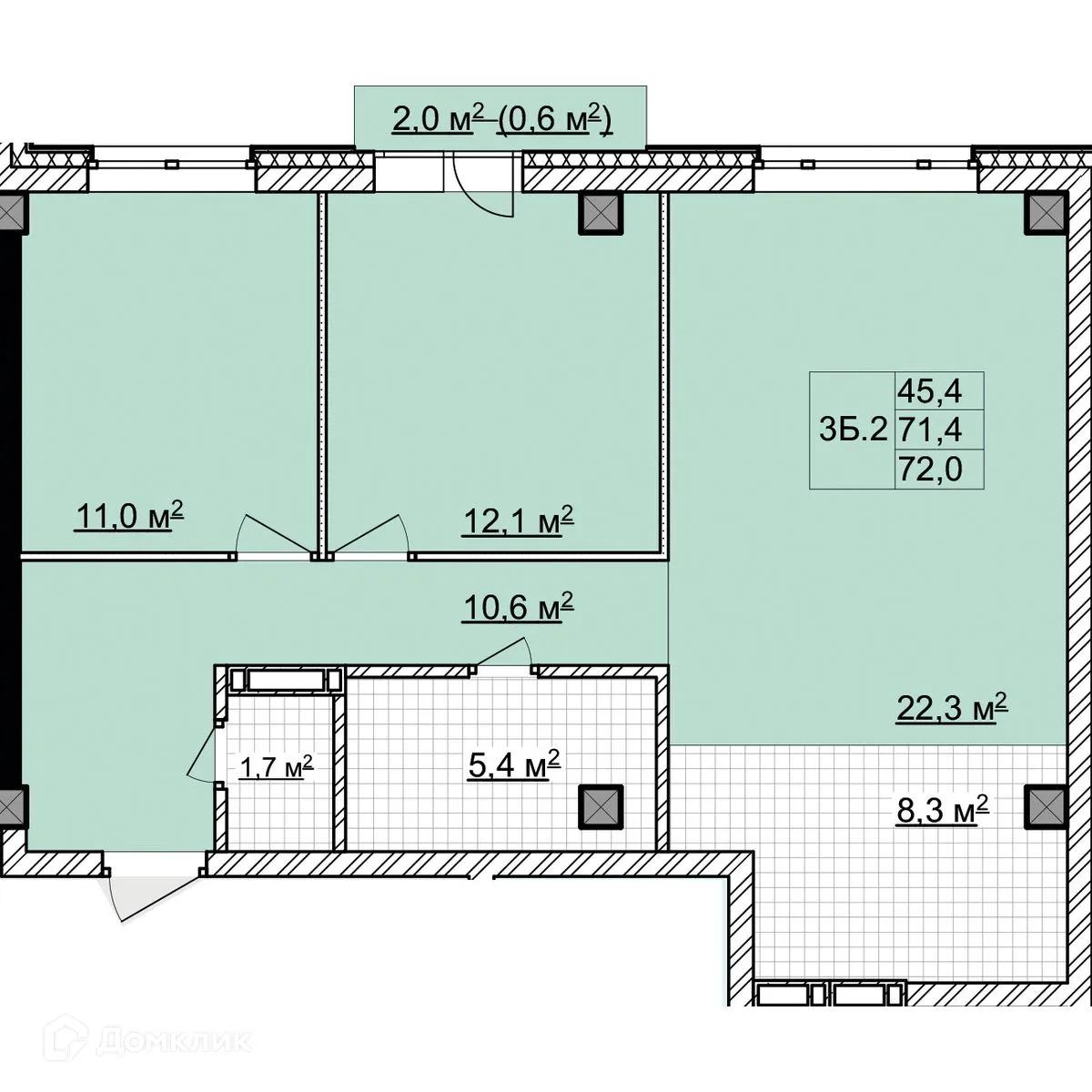 Фото квартиры в ЖК ВЫСОТА
