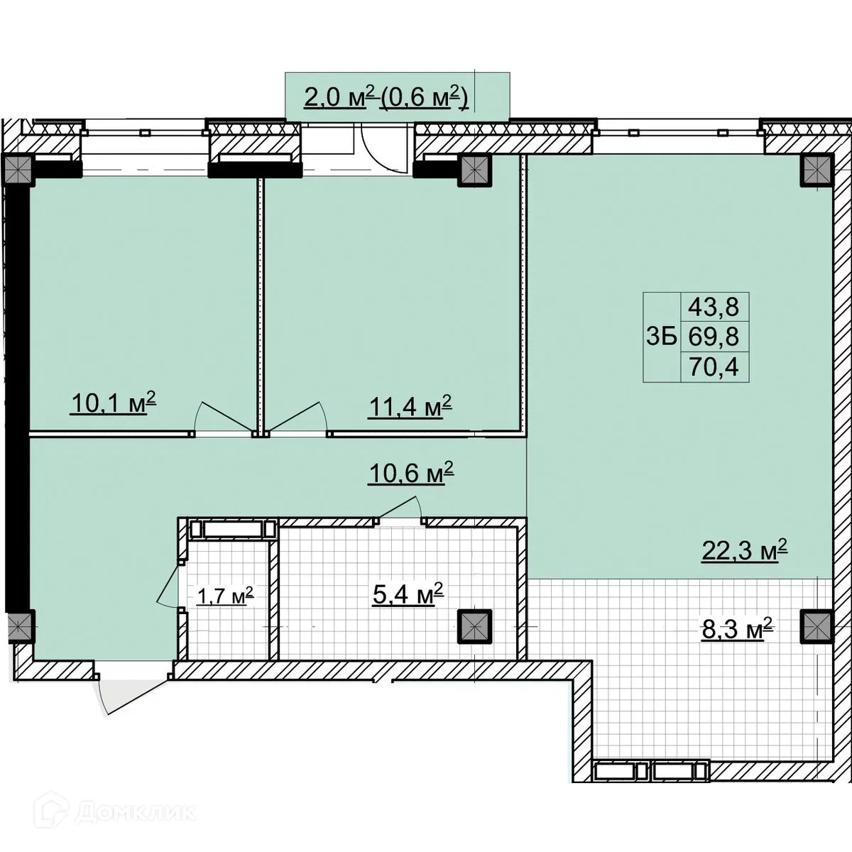 Фото квартиры в ЖК ВЫСОТА