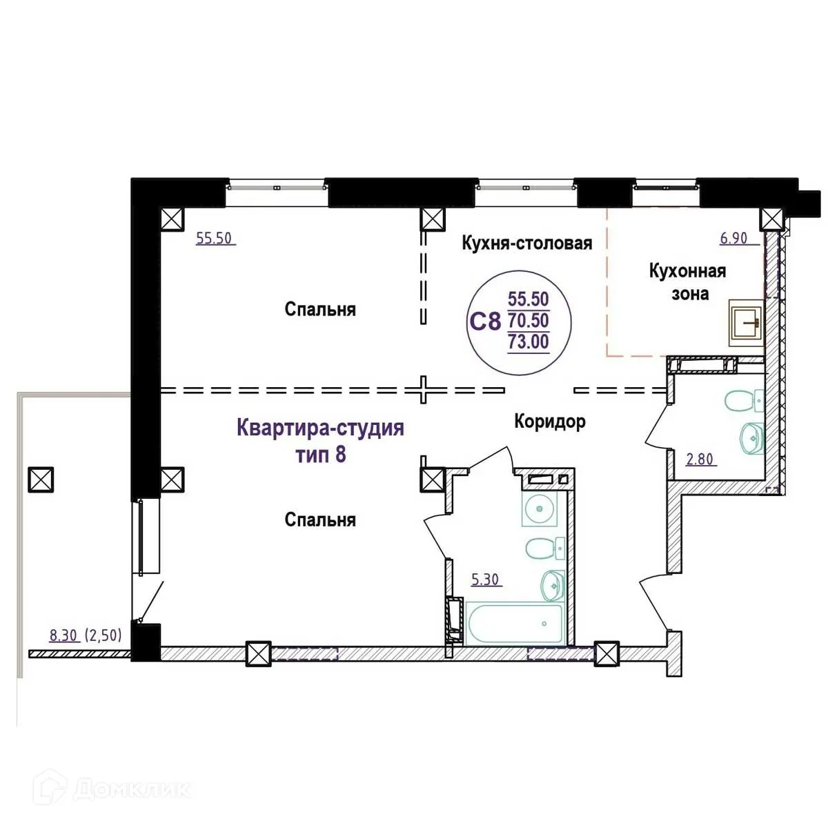 Фото квартиры в ЖК "ROZALUX (РозаЛюкс)"