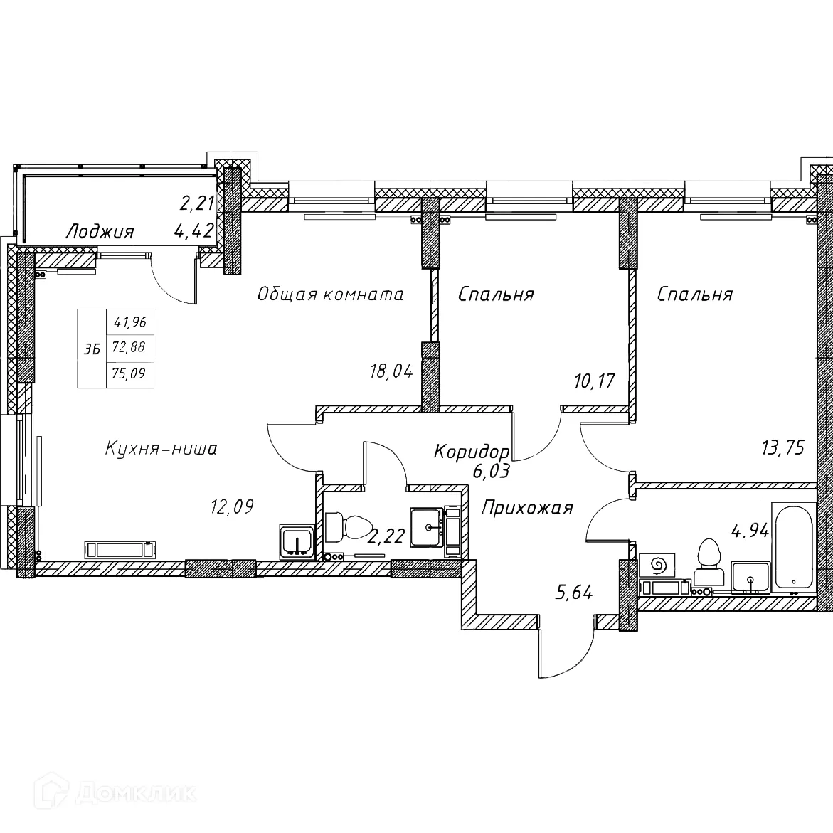 Фото квартиры в ЖК МАГИСТРАЛЬ