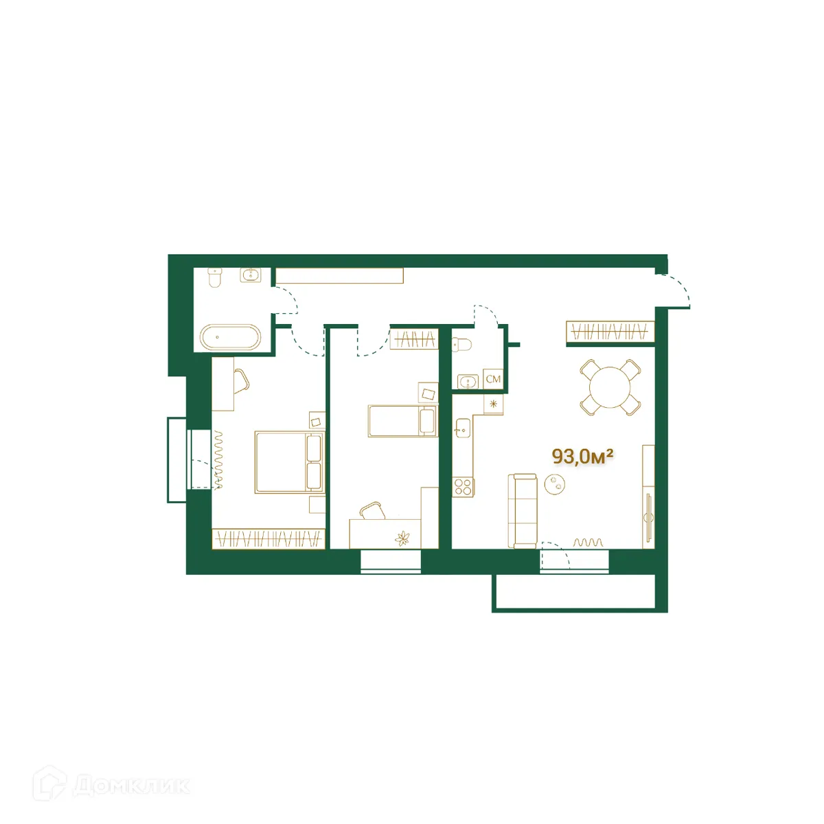 Фото квартиры в ЖК "Salt park ( Солт парк)"
