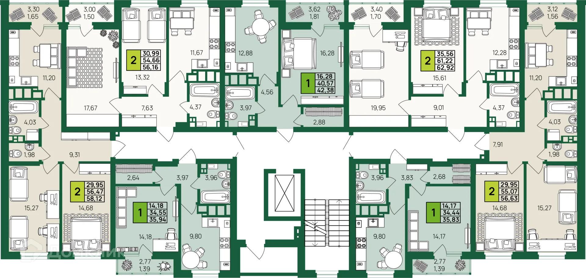Фото квартиры в ЖК НАСТОЯЩИЙ