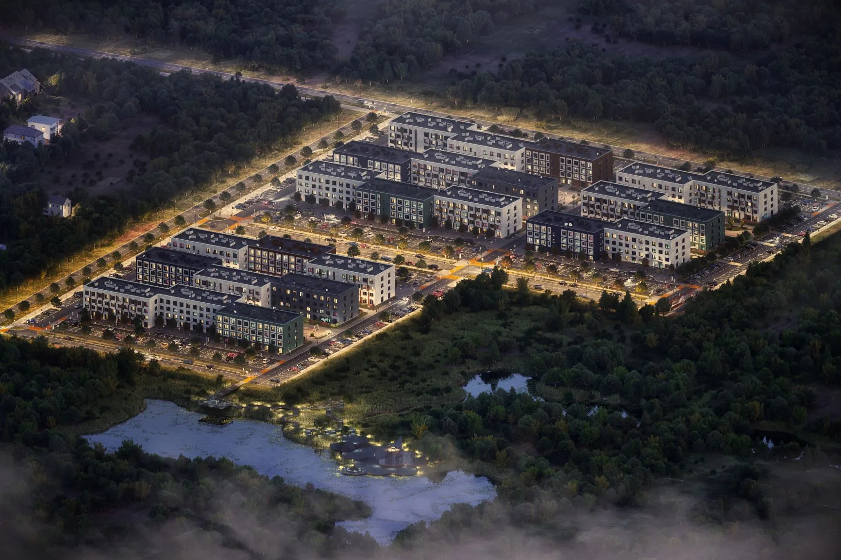 Фото ЖК Скандиа. Квартал у озера